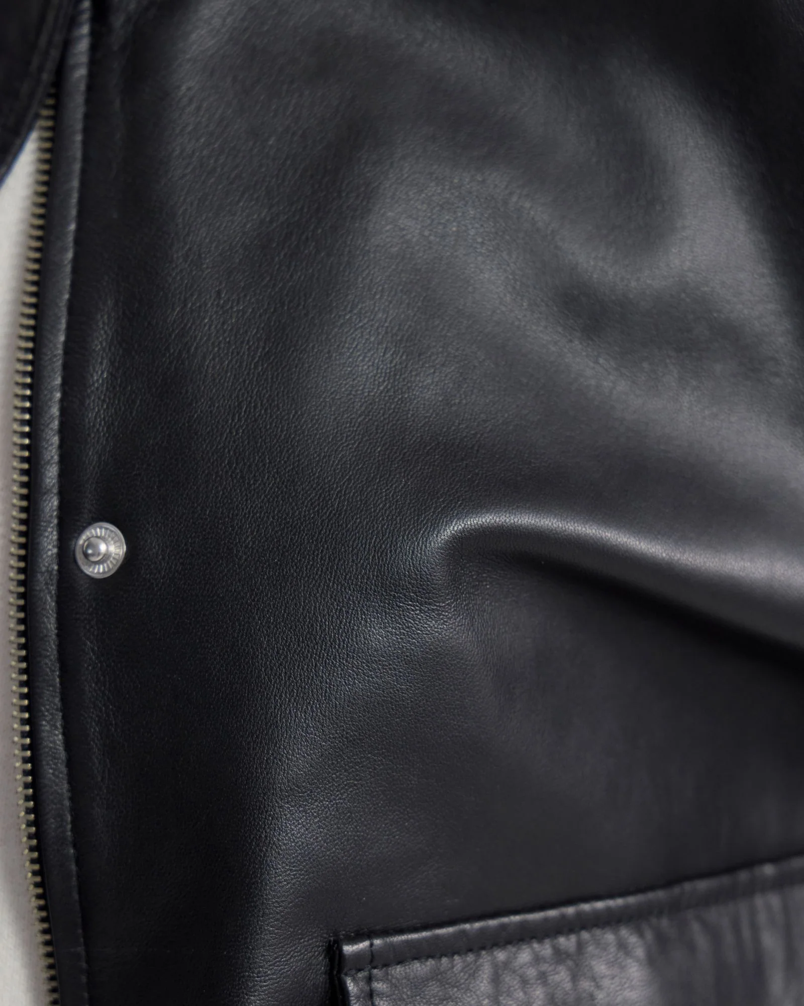 Rosie Leather Bomber Jacket - Image 7