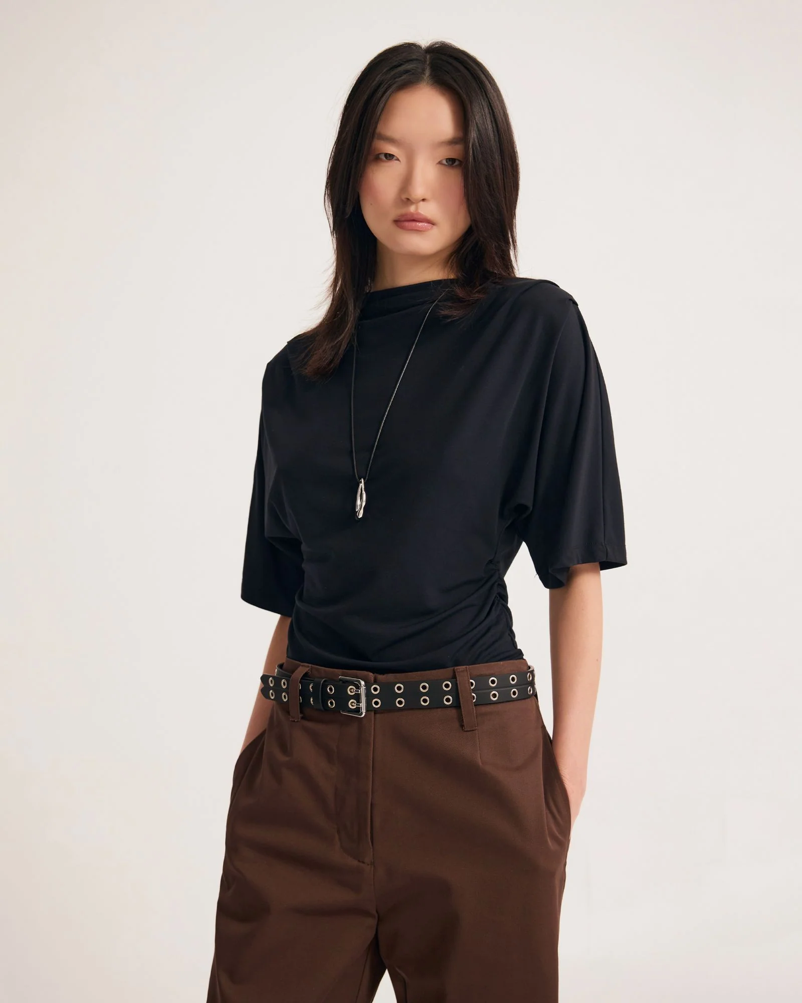 Rosie Stretch Jersey Top - Image 13