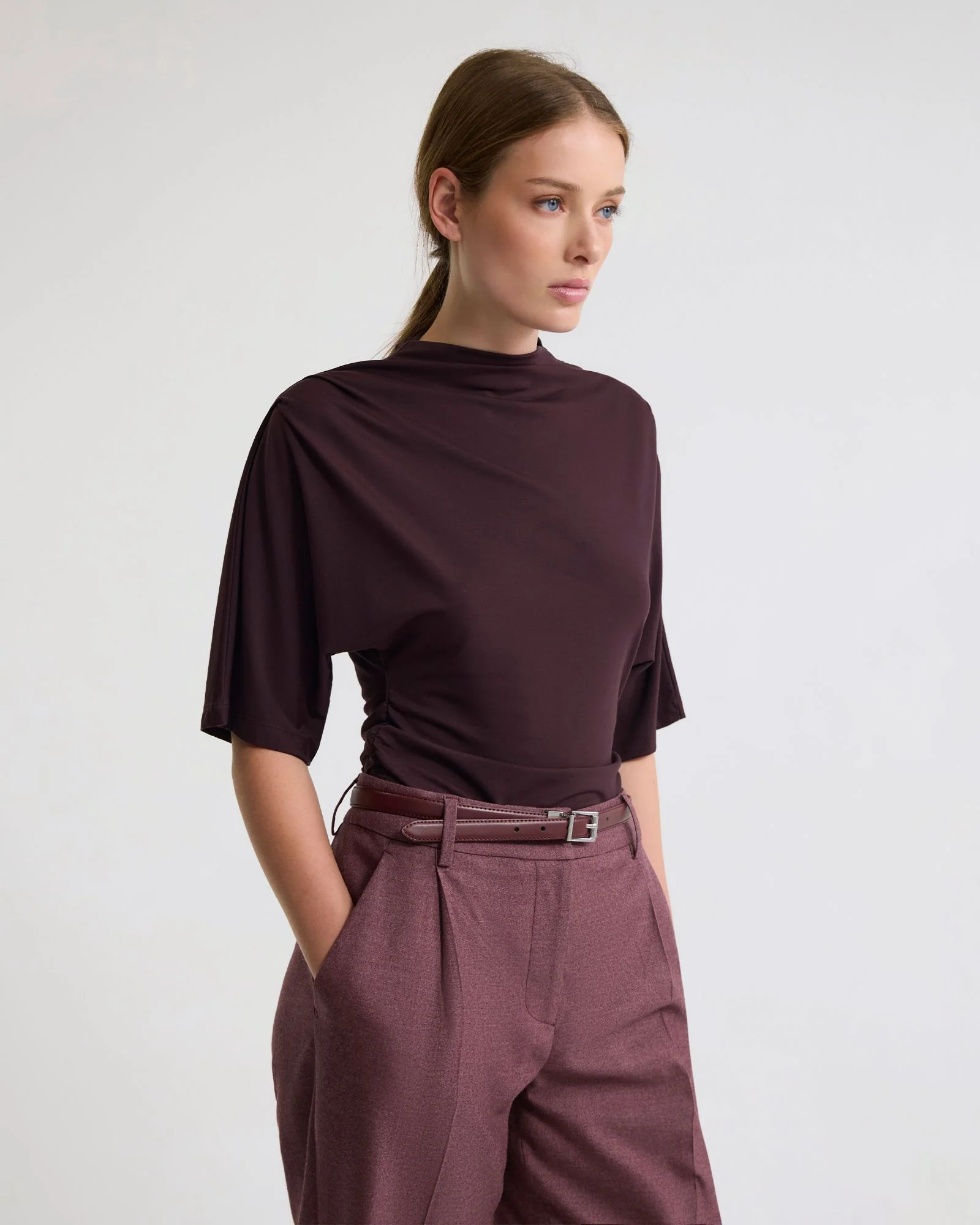 Rosie Stretch Jersey Top - Image 3