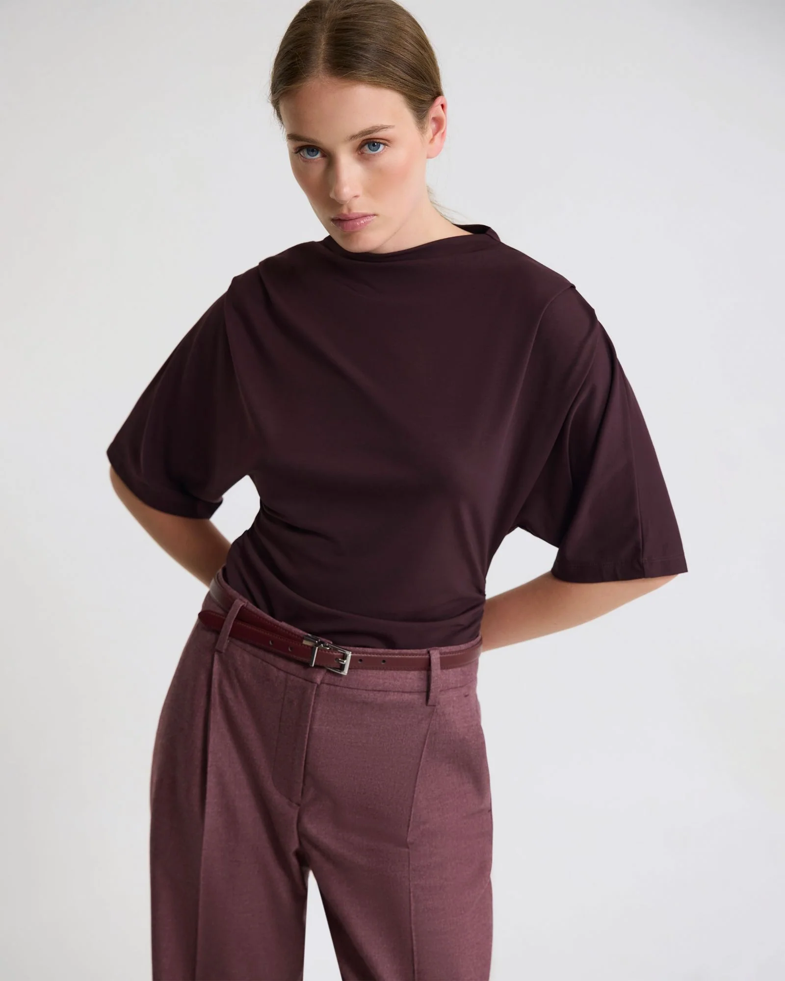 Rosie Stretch Jersey Top - Image 5