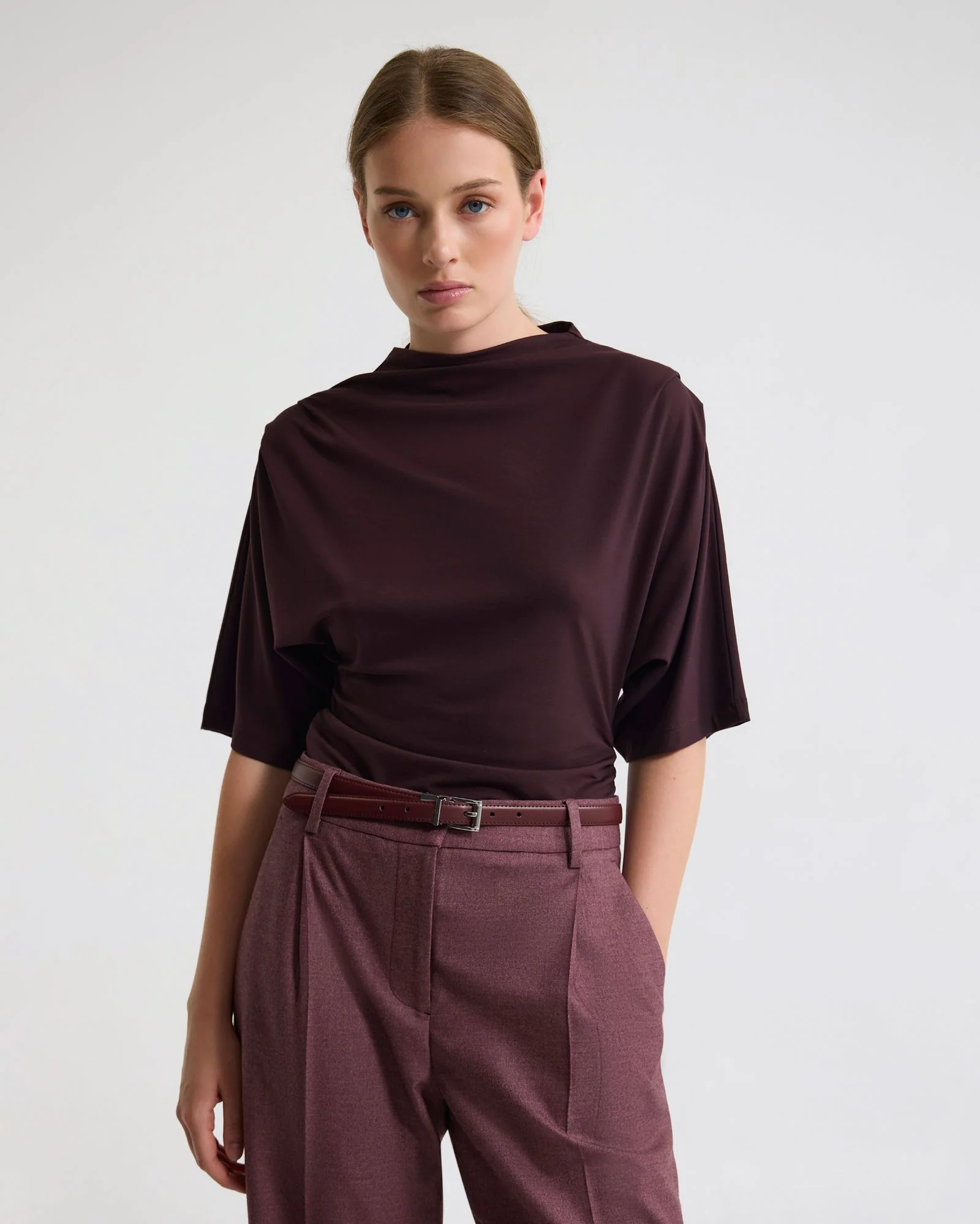Rosie Stretch Jersey Top - Image 6