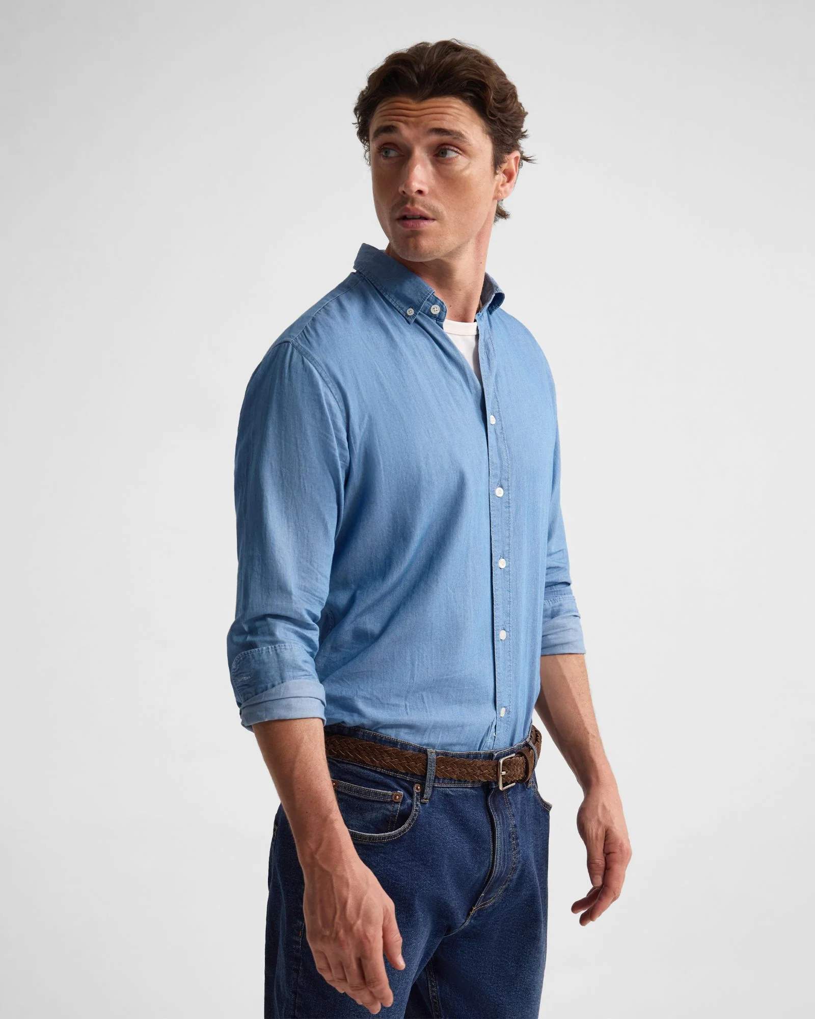 Rover Washed Denim Shirt - Image 2