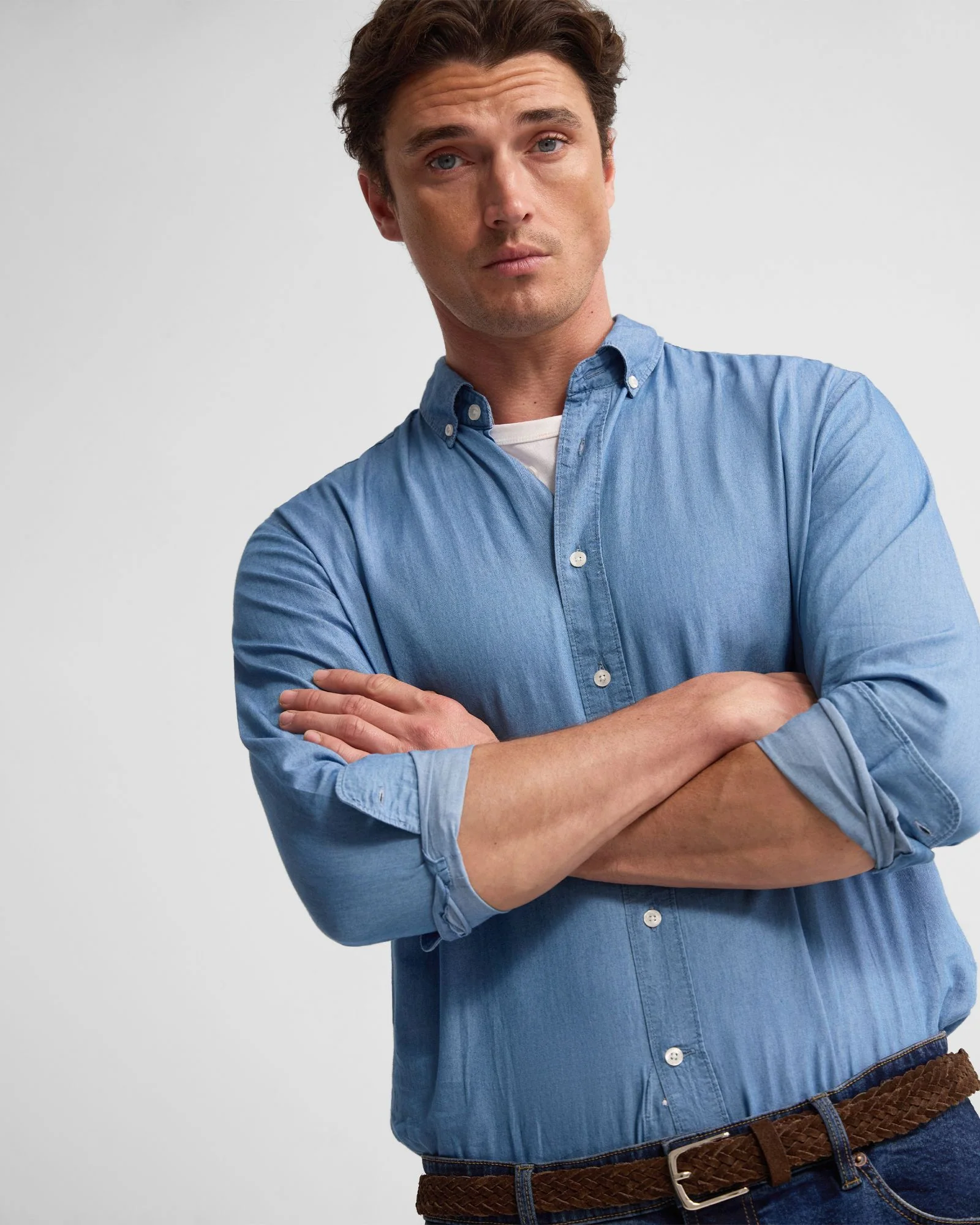 Rover Washed Denim Shirt - Image 4