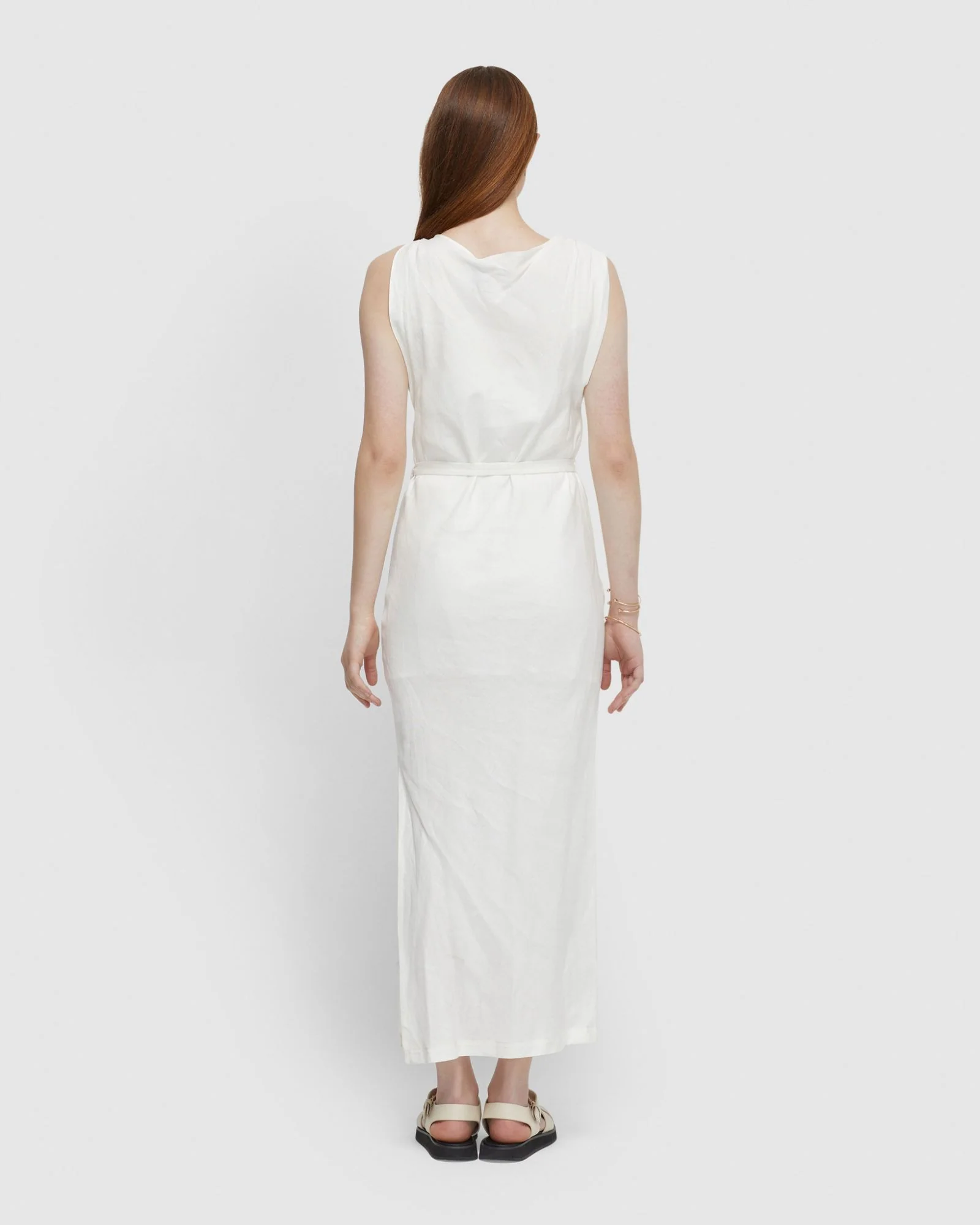 Sally Linen Blend Dress - Image 10