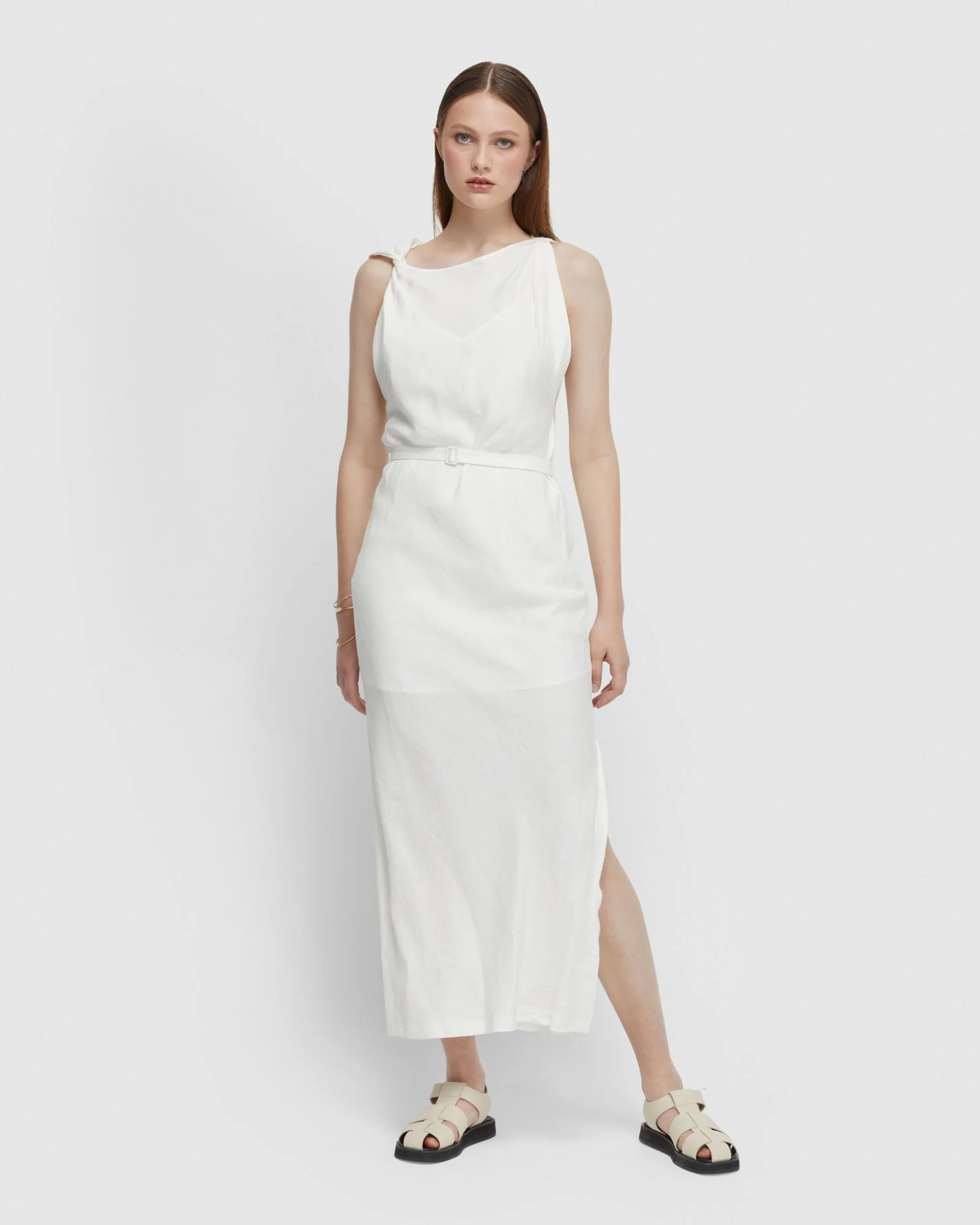 Sally Linen Blend Dress - Image 12
