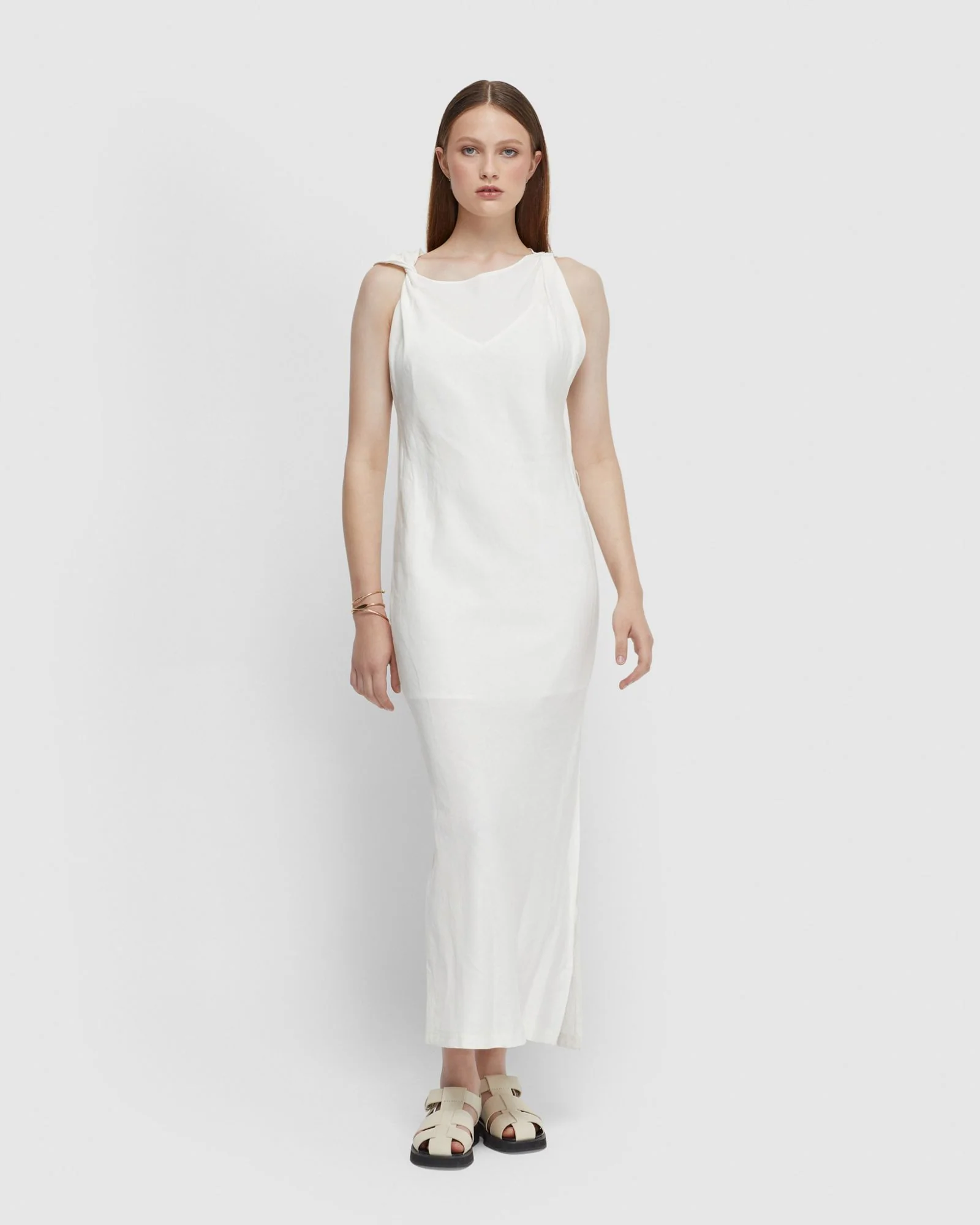 Sally Linen Blend Dress - Image 14