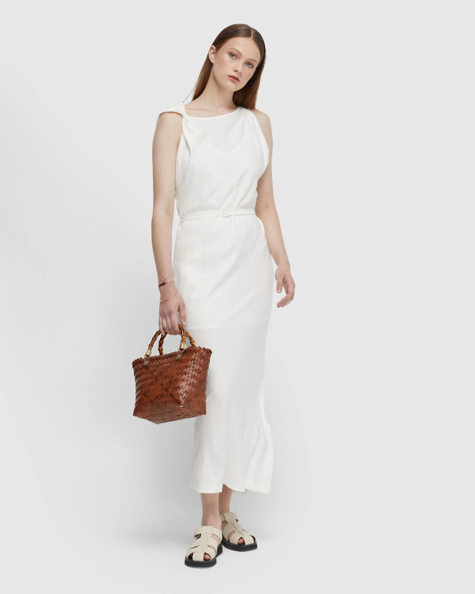 Sally Linen Blend Dress - Image 8