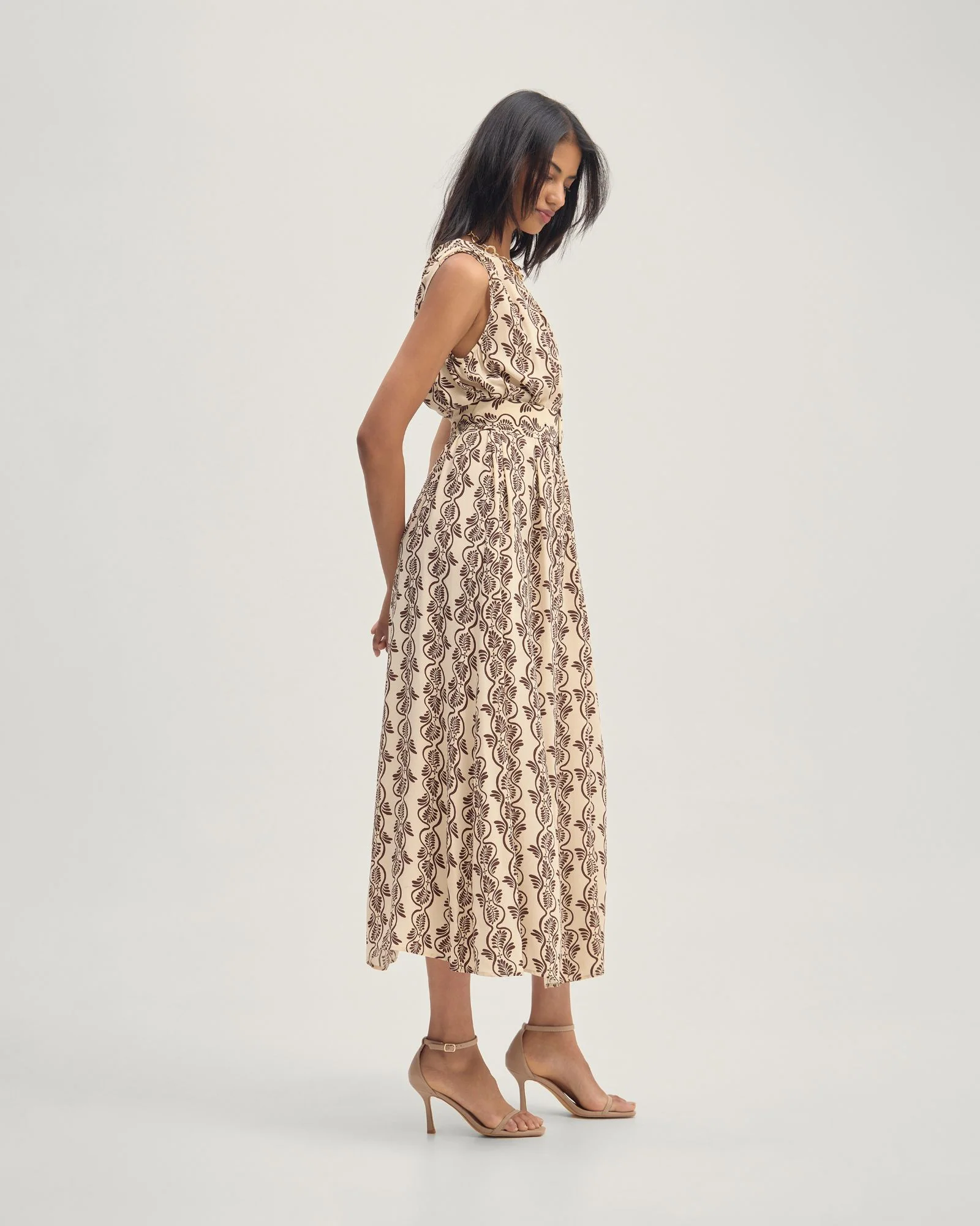 Samia One Shoulder Printed Dress - Image 2