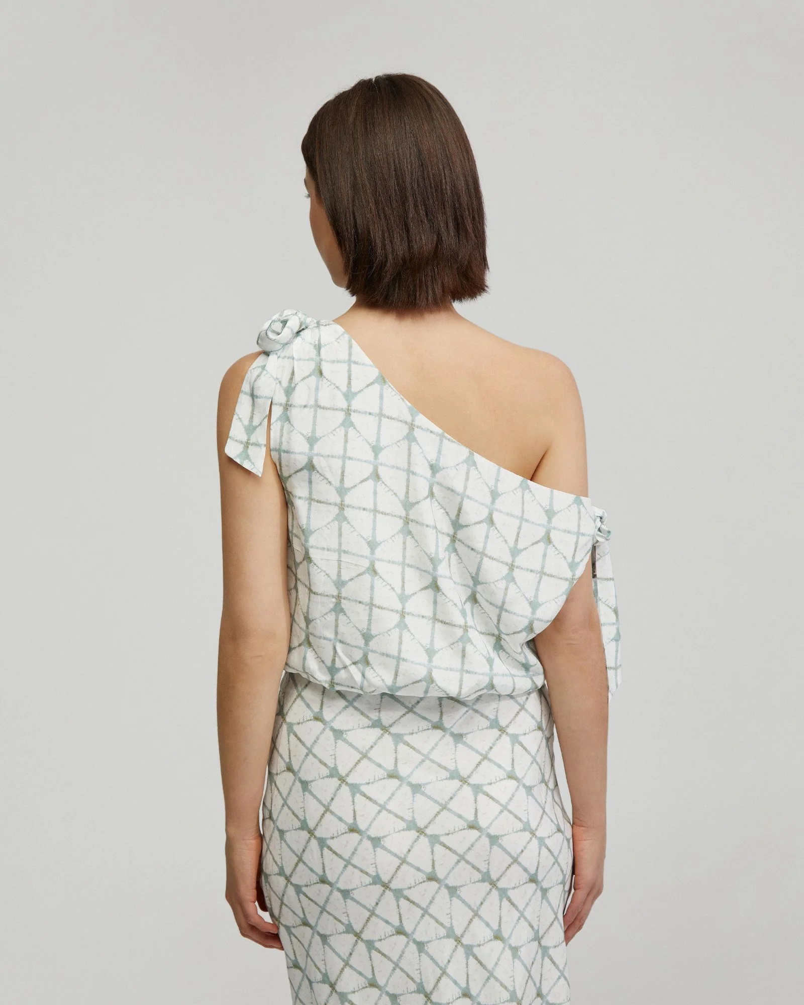 Sandy Printed Tie Up Top - Image 3