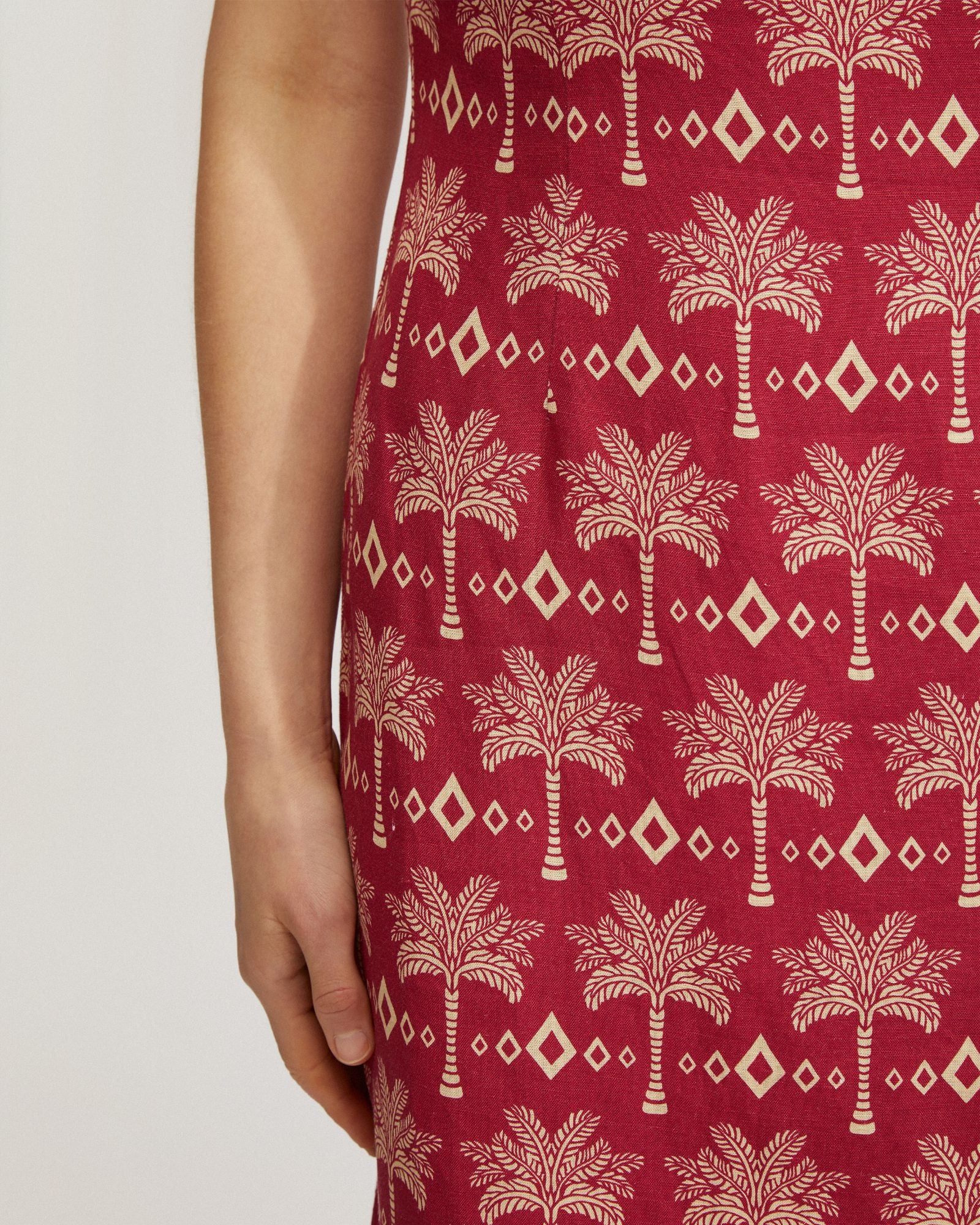 Scala Strapless Printed Dress - Image 6