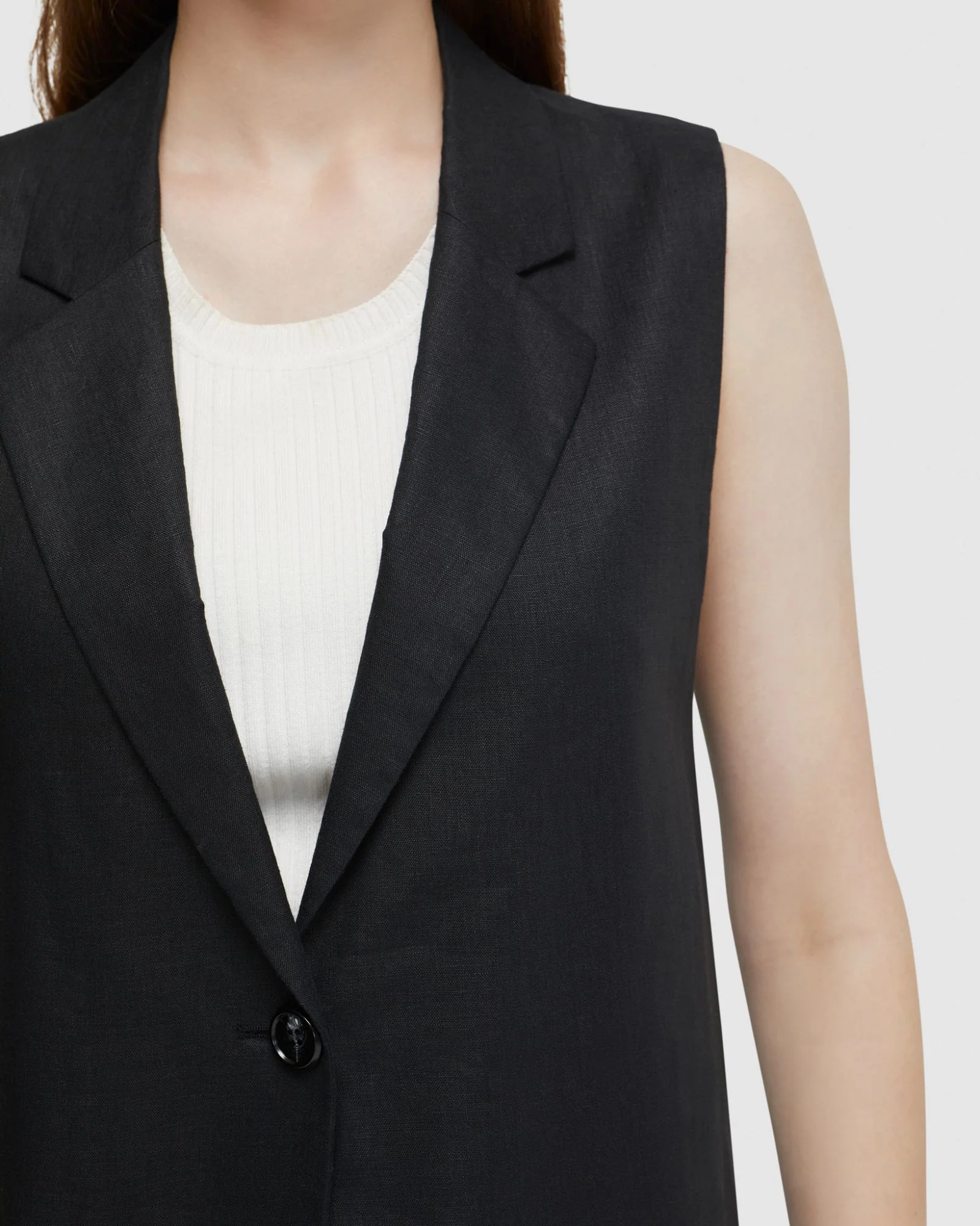 Scarlet Linen Waistcoat - Image 6