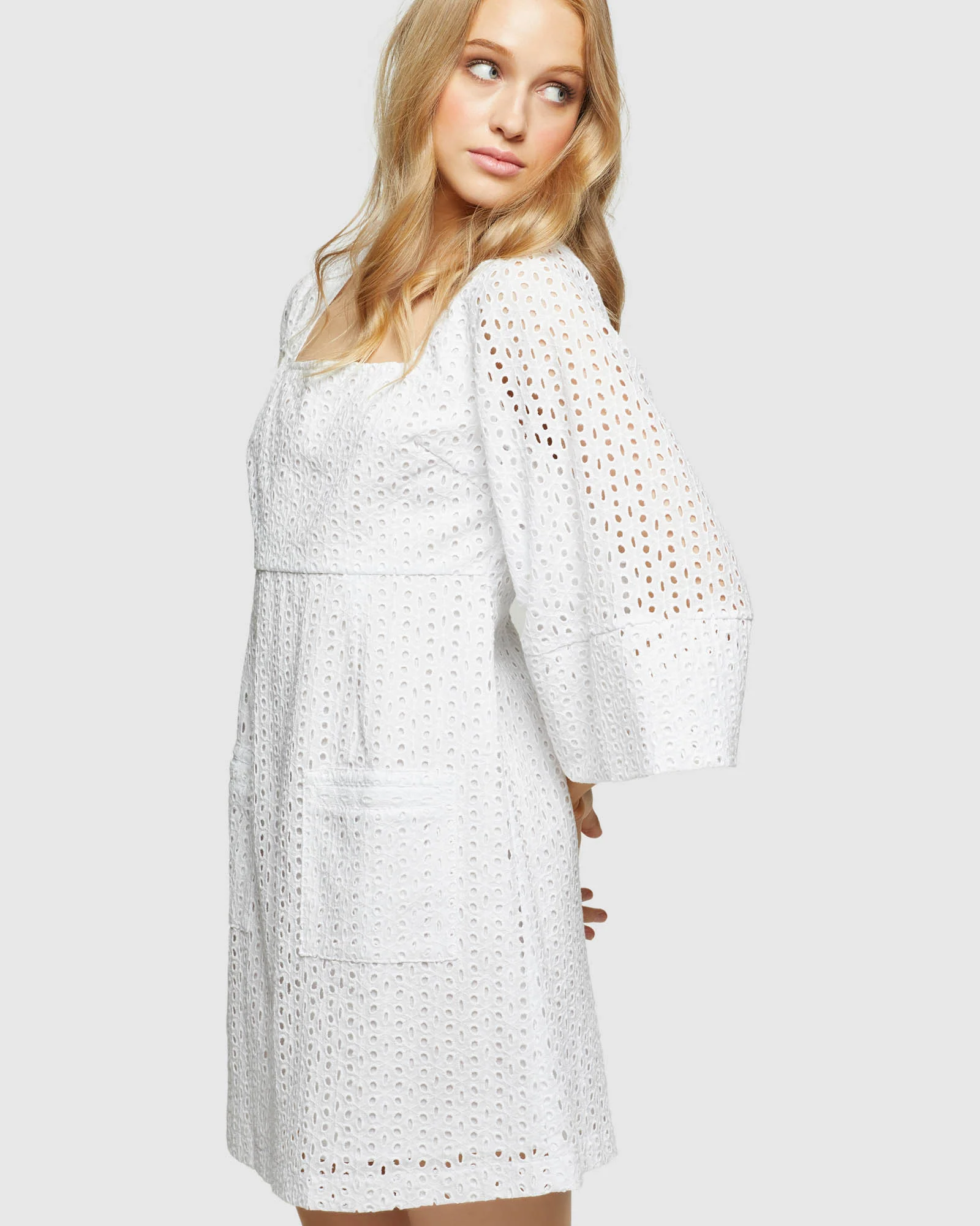 Shira Broderie Dress - Image 4