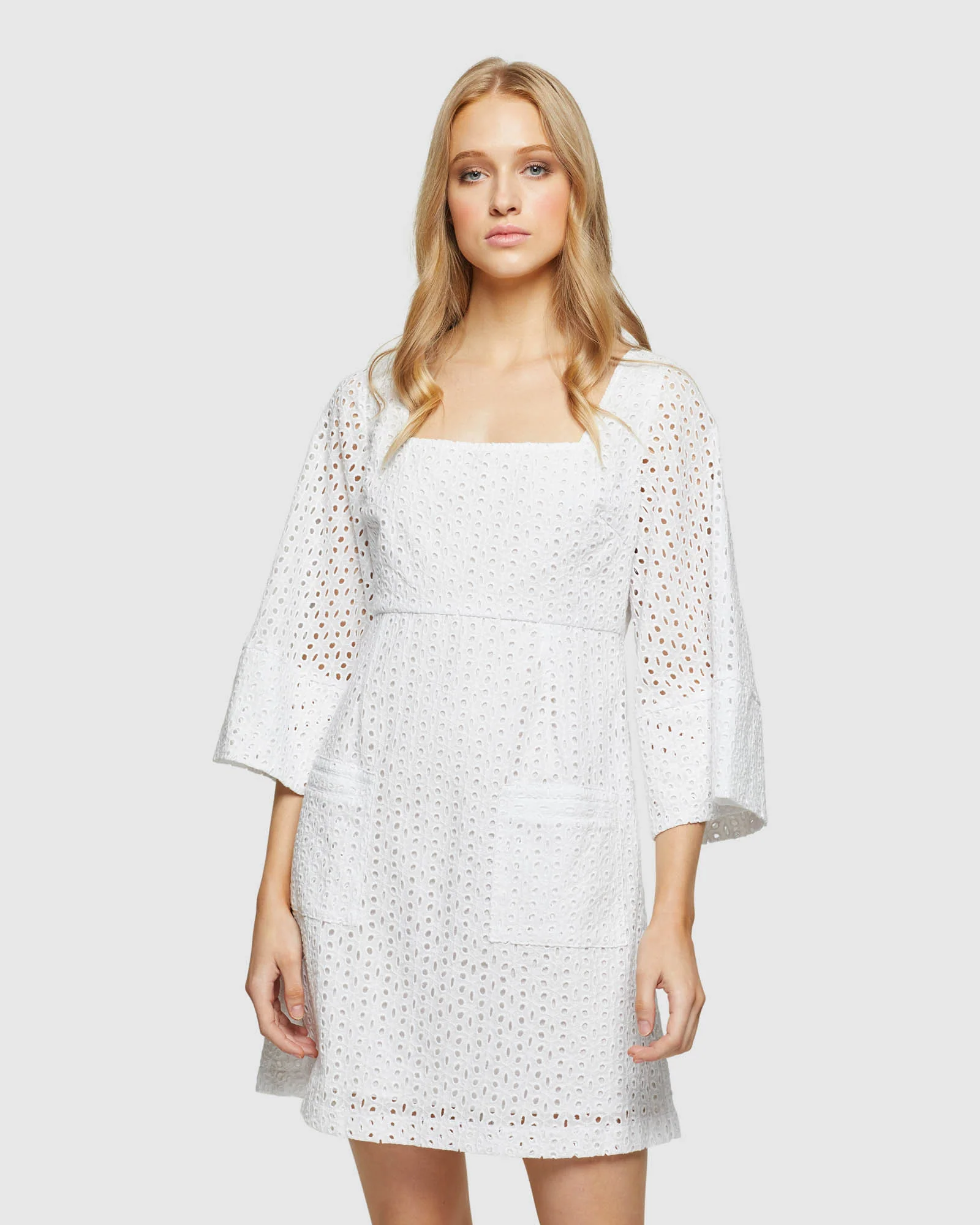 Shira Broderie Dress - Image 6