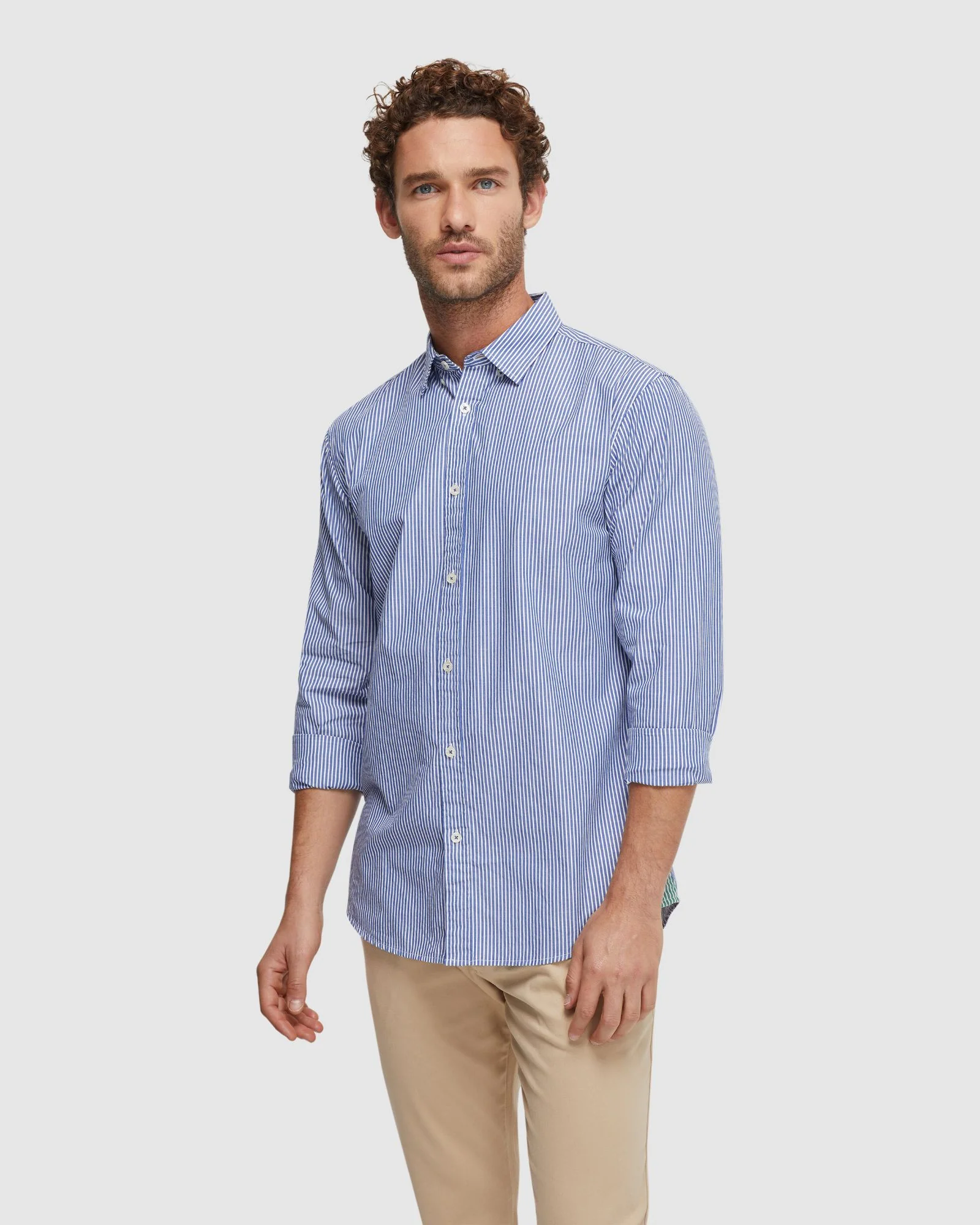 Shoreditch Bttn Down Strpe Shirt - Image 2