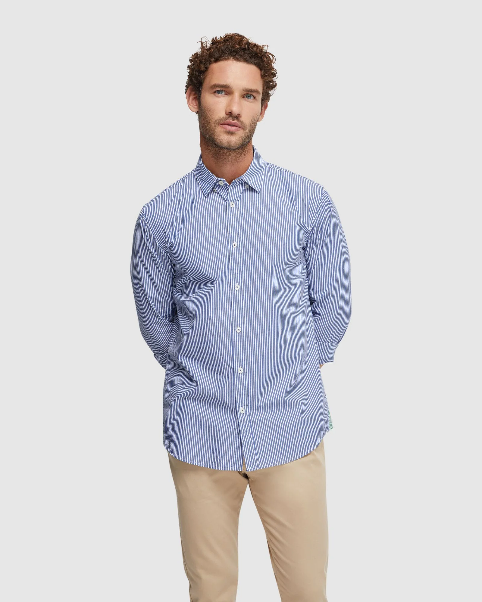 Shoreditch Bttn Down Strpe Shirt - Image 5