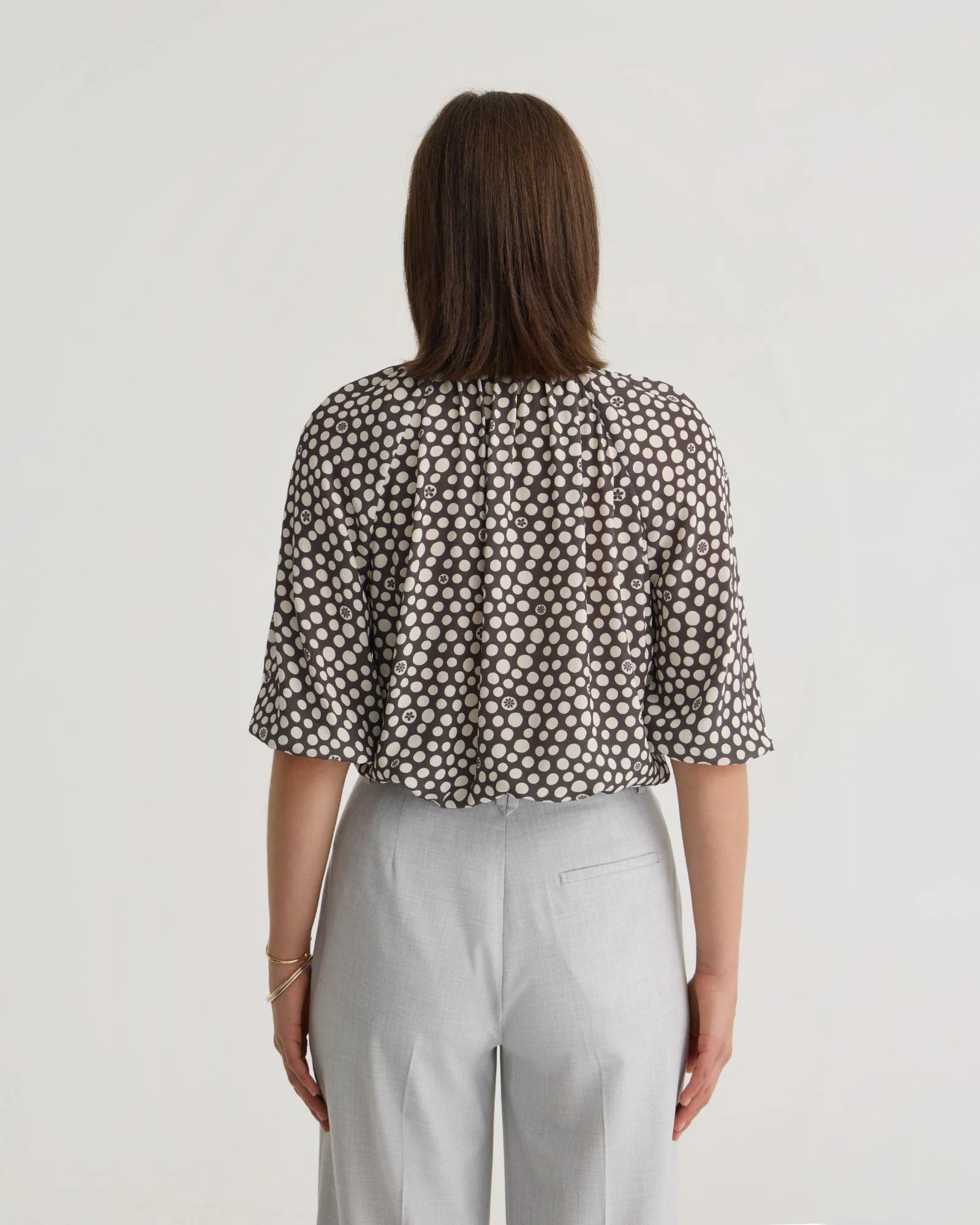 Simone Tie Neck Shirt - Image 8