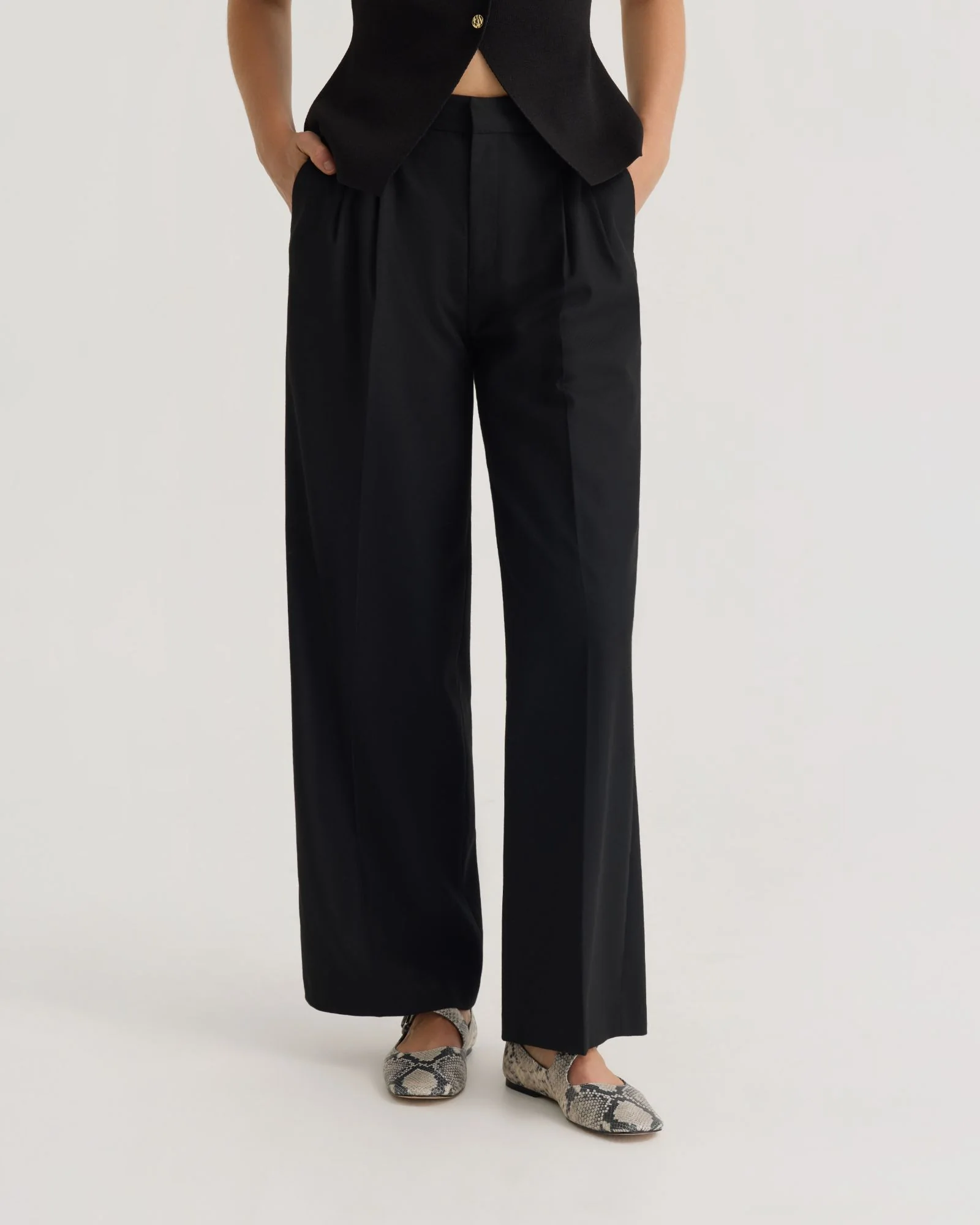 Sonia Pleat Front Eco Pants