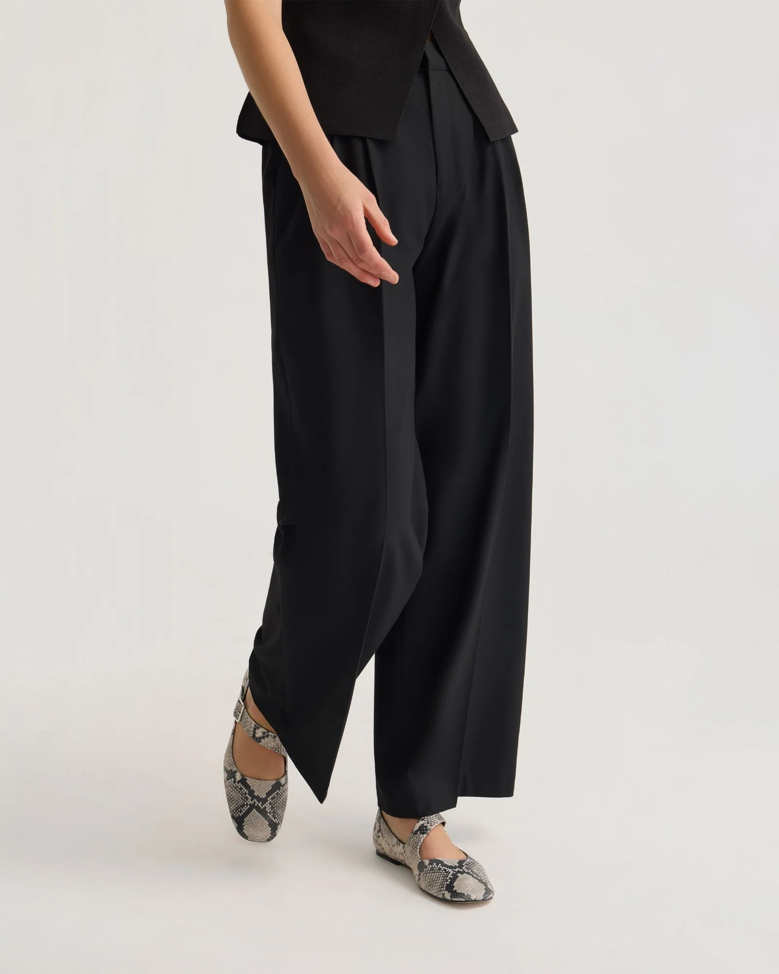Sonia Pleat Front Eco Pants - Image 2