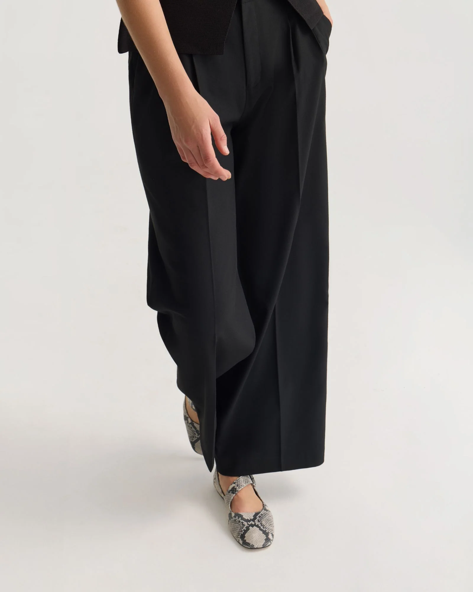 Sonia Pleat Front Eco Pants - Image 3