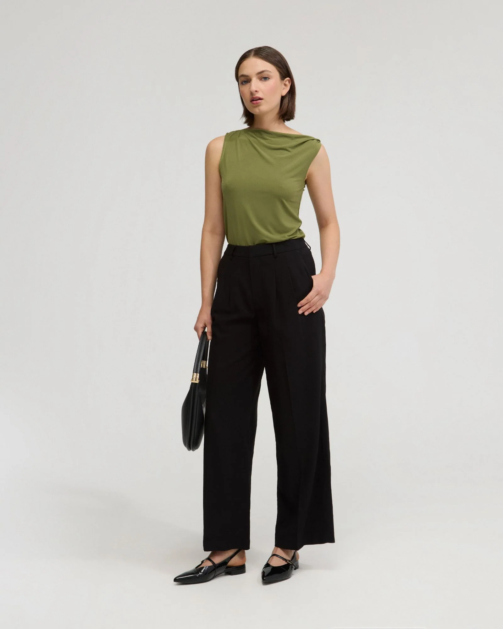 Sonia Pleat Front Pants - Image 11