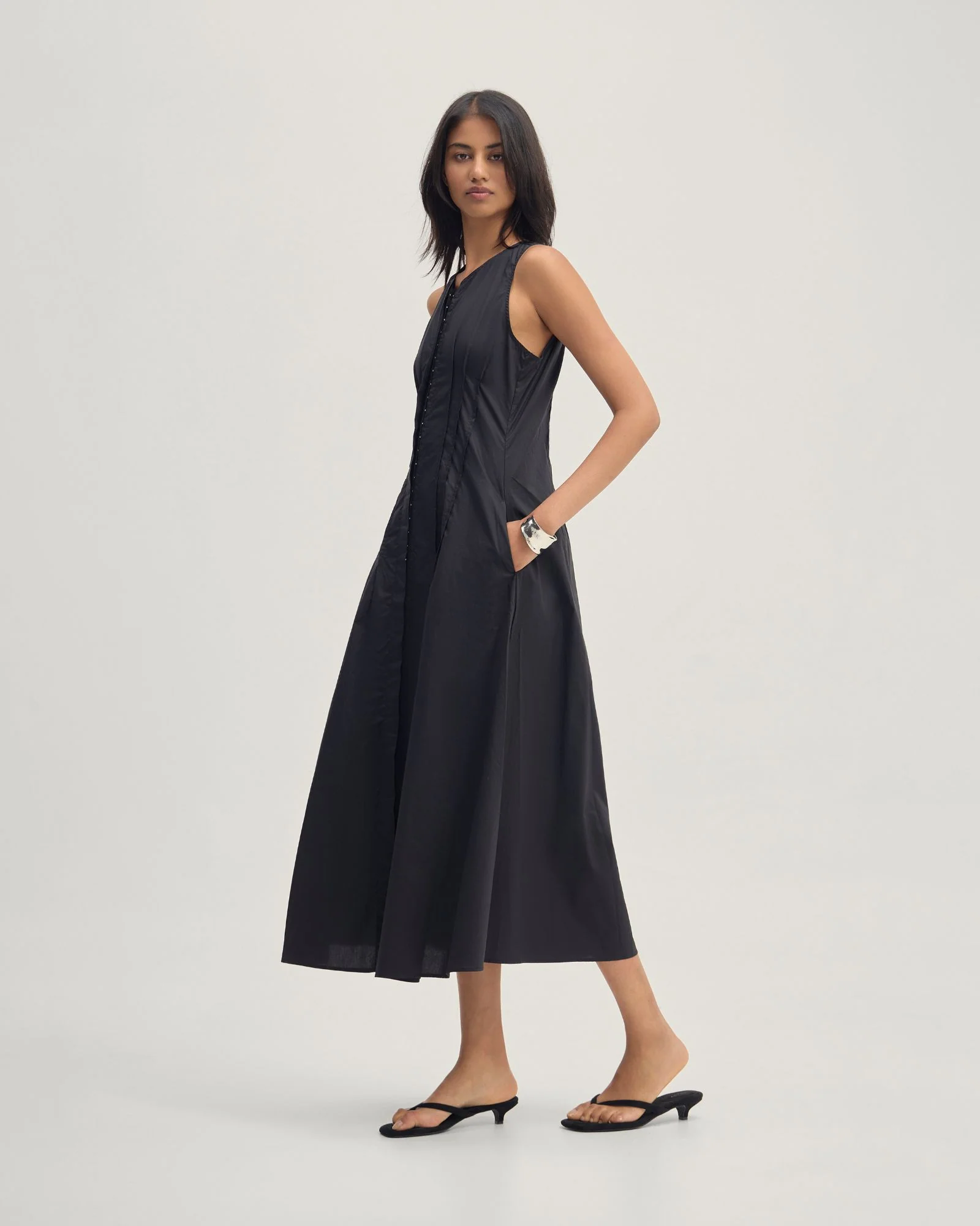 Sorrento Cotton Poplin Dress - Image 2