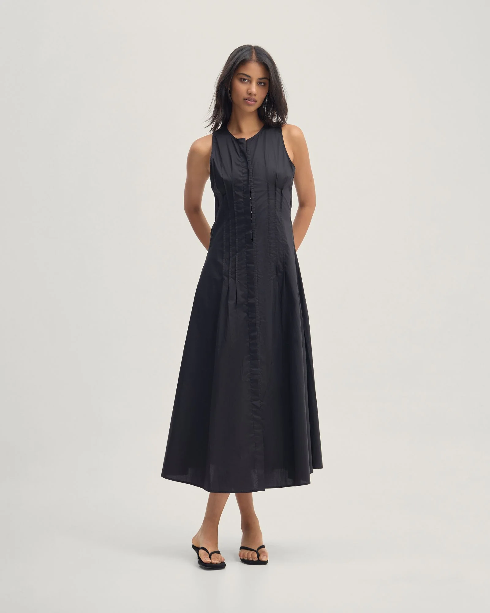 Sorrento Cotton Poplin Dress - Image 5