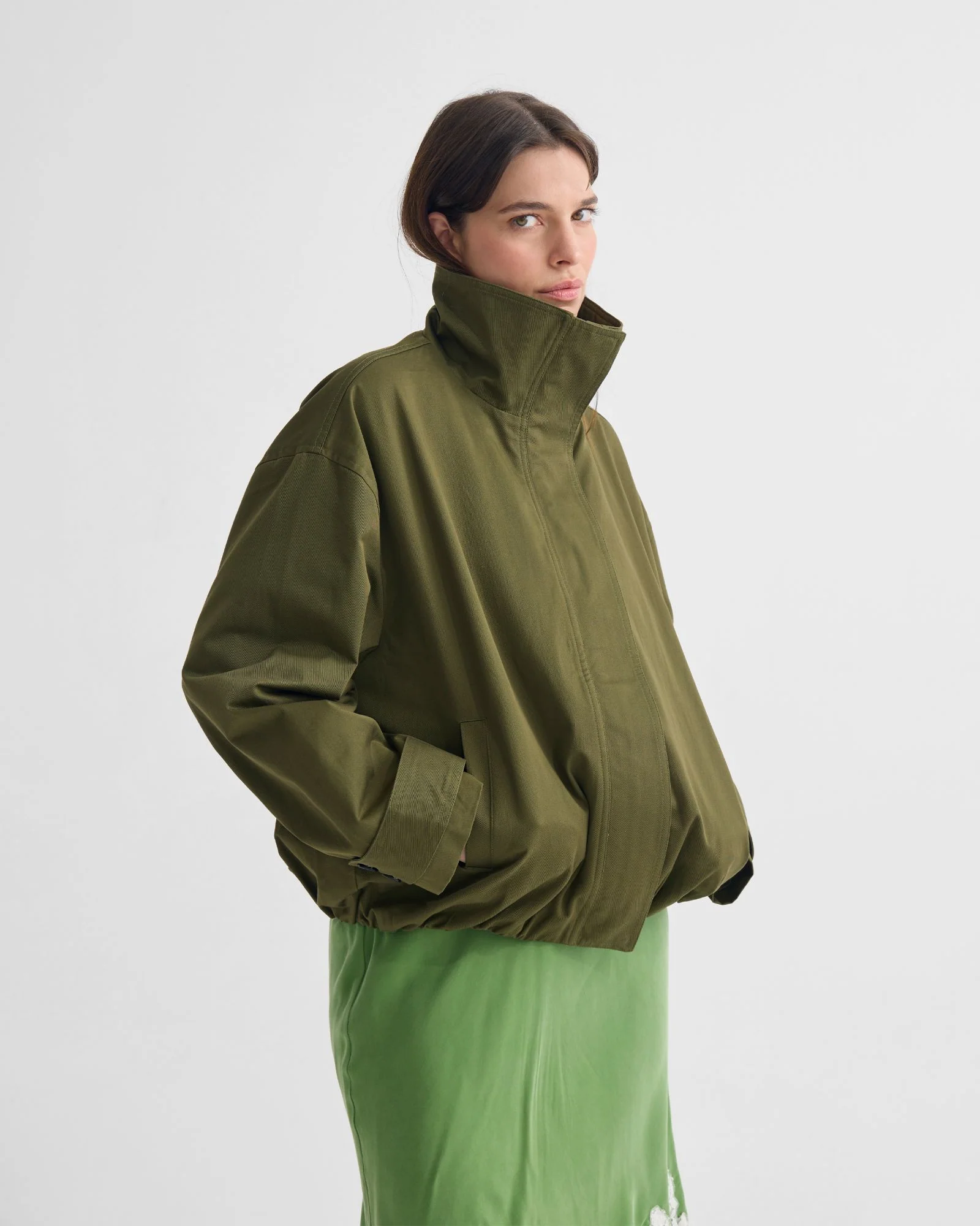 Stevie Cotton Bomber Jacket - Image 3