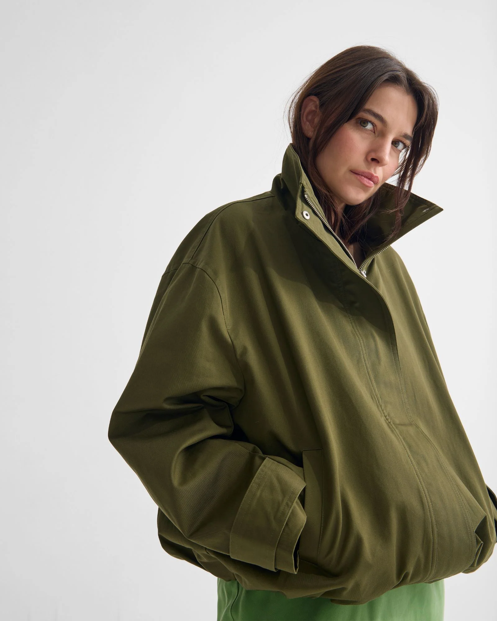 Stevie Cotton Bomber Jacket - Image 5