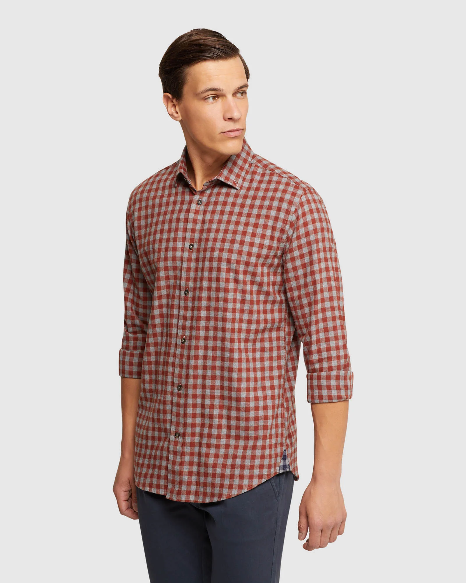 Stratton Flannel Check Shirt - Image 8