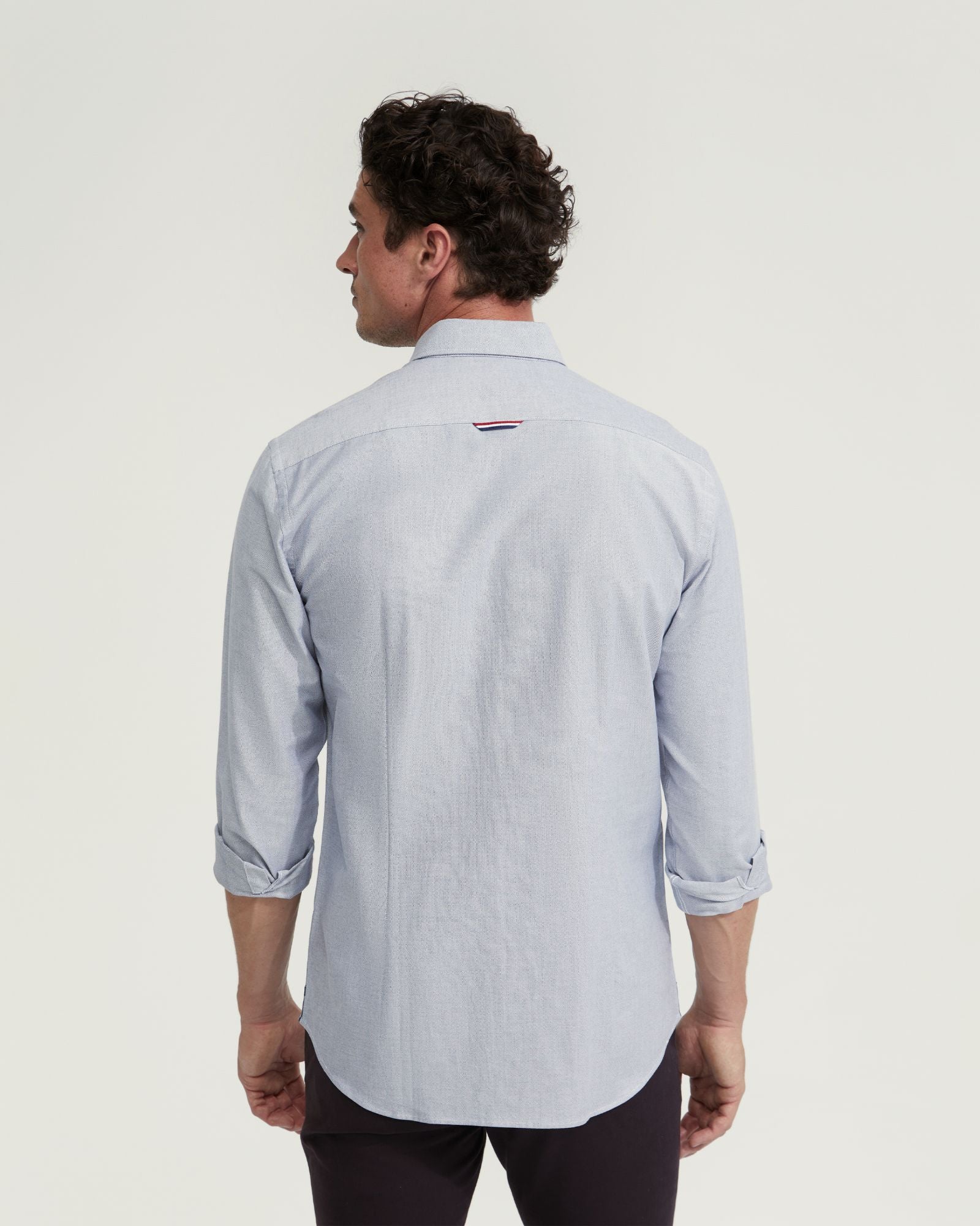 Stratton Oxford Weave Cottn Shirt - Image 3