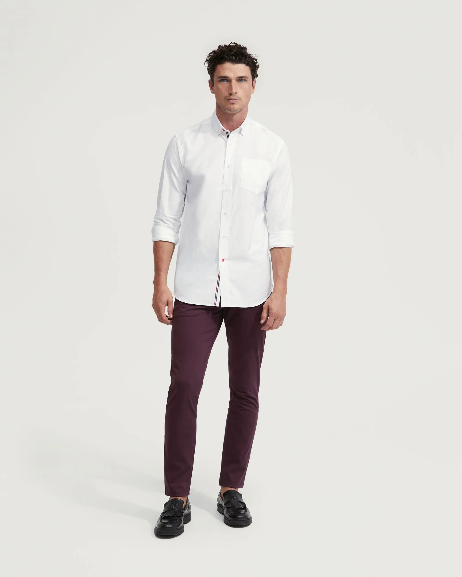 Stratton Oxford Weave Cottn Shirt - Image 7