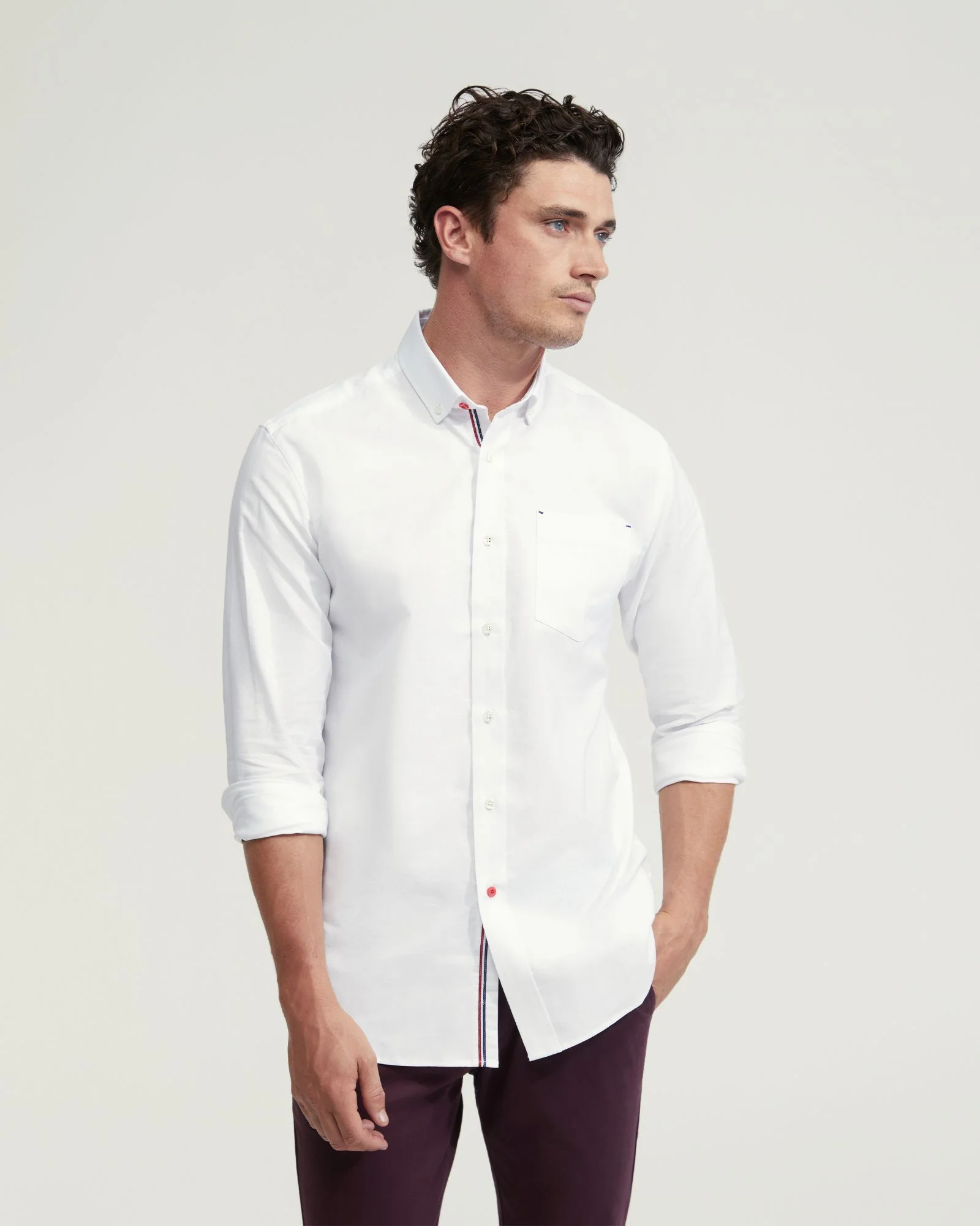 Stratton Oxford Weave Cottn Shirt - Image 8