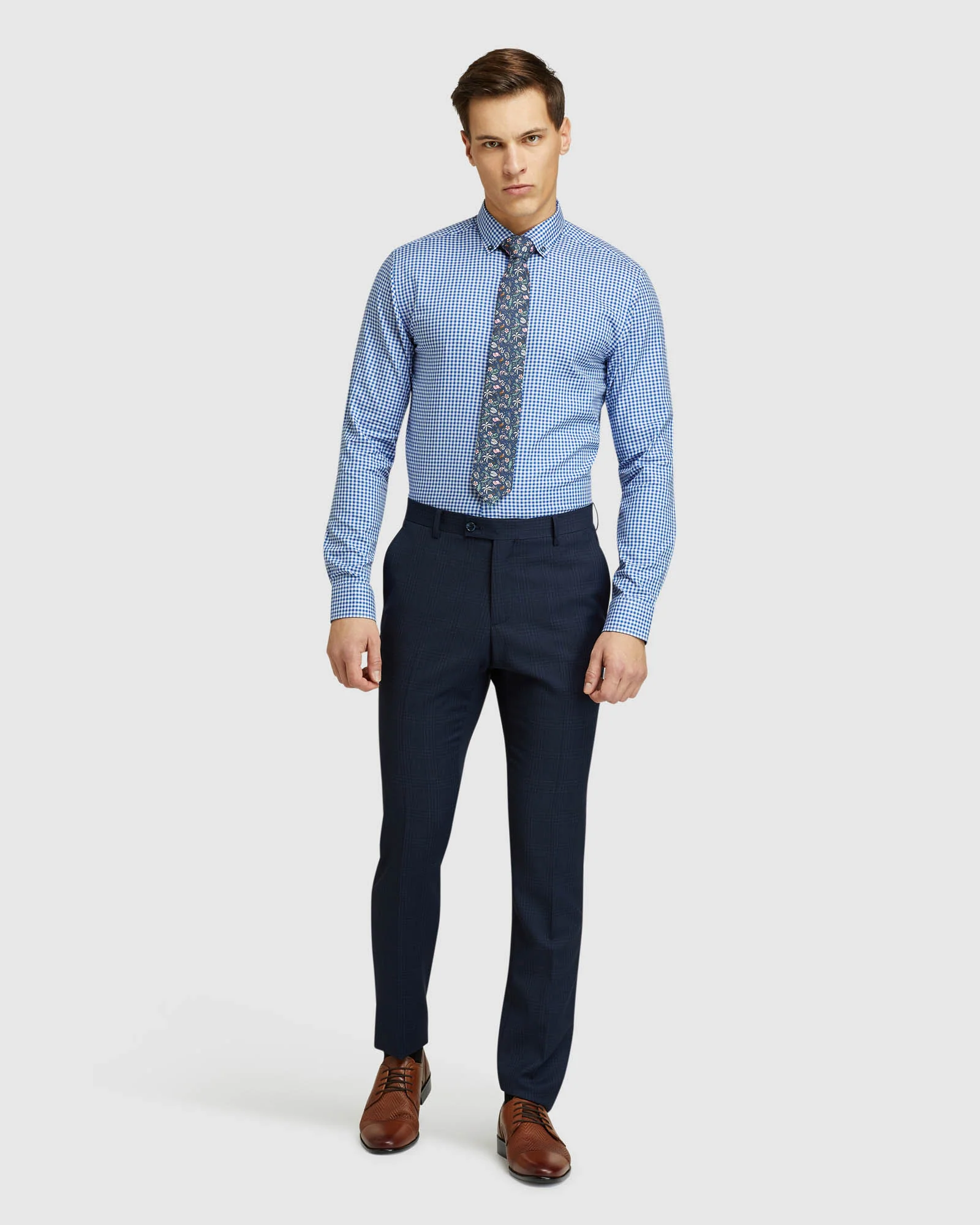 Stratton Slim Fit Checked Shirt - Image 5