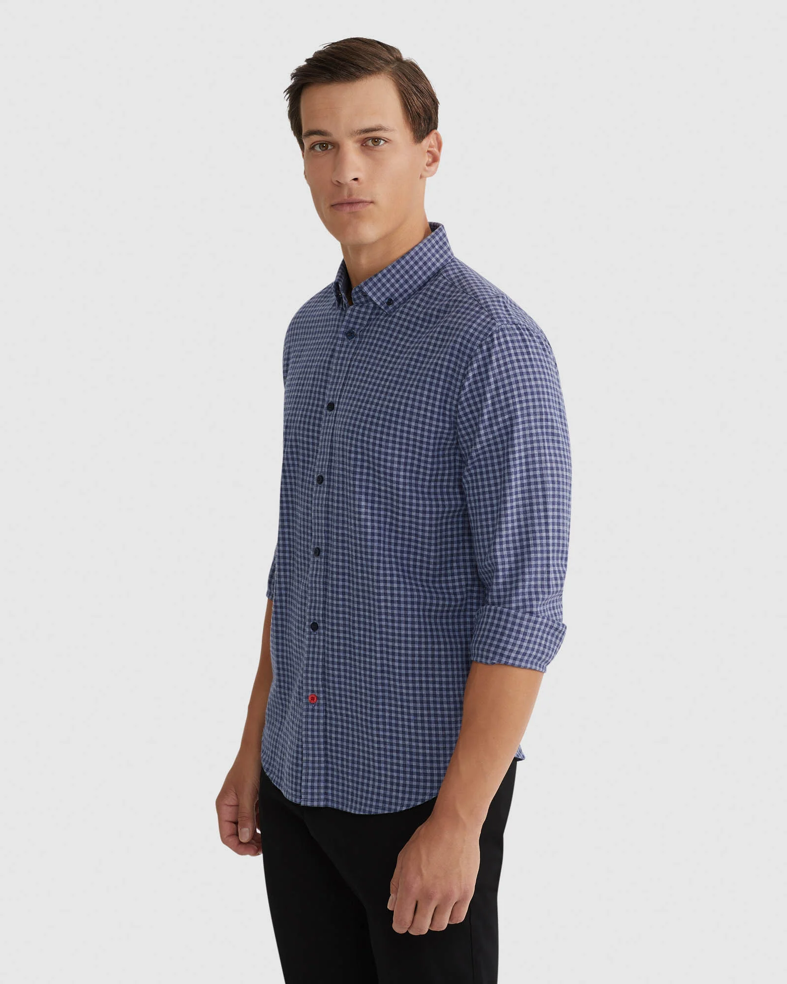 Stratton Small Check Shirt - Image 2