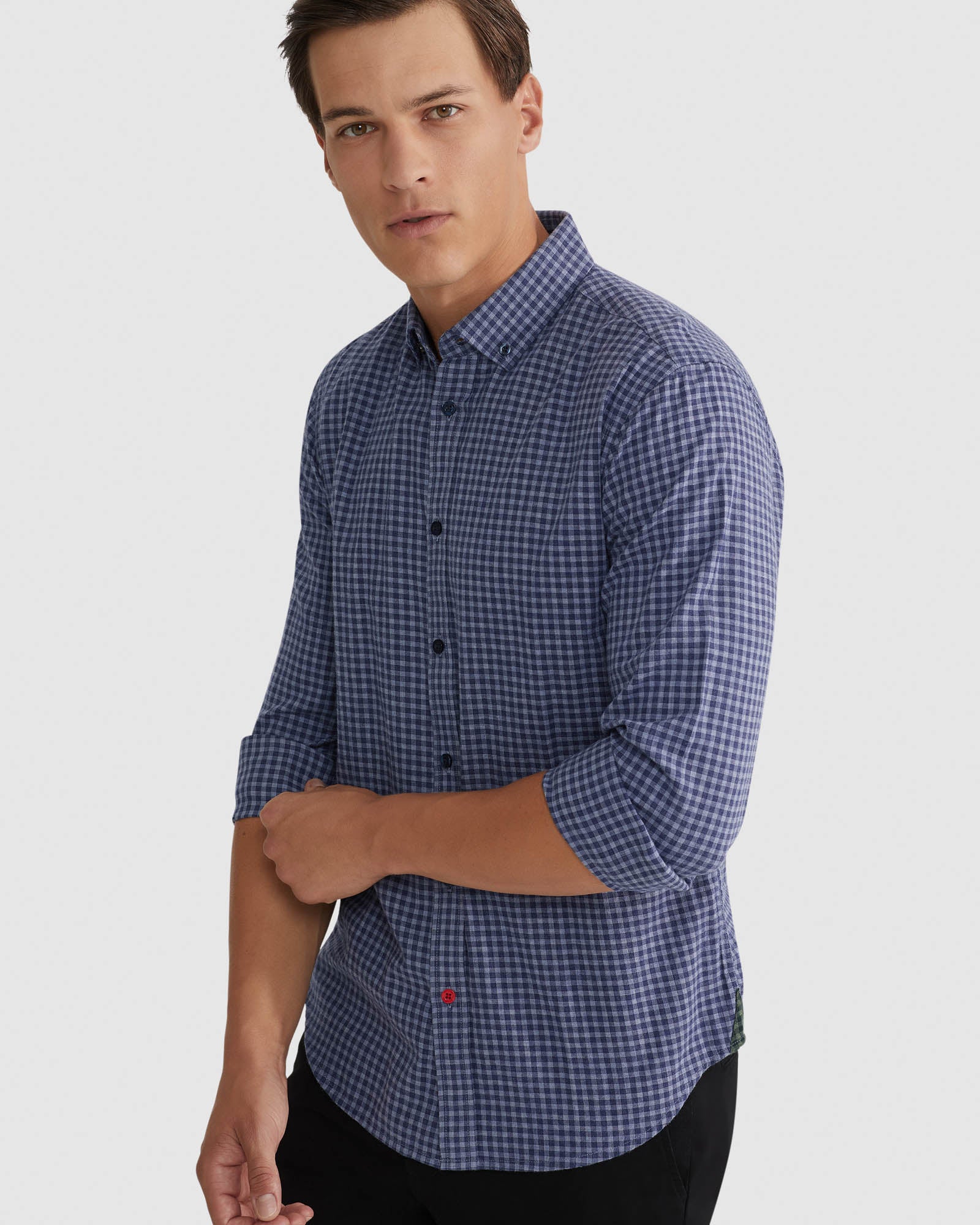 Stratton Small Check Shirt - Image 4