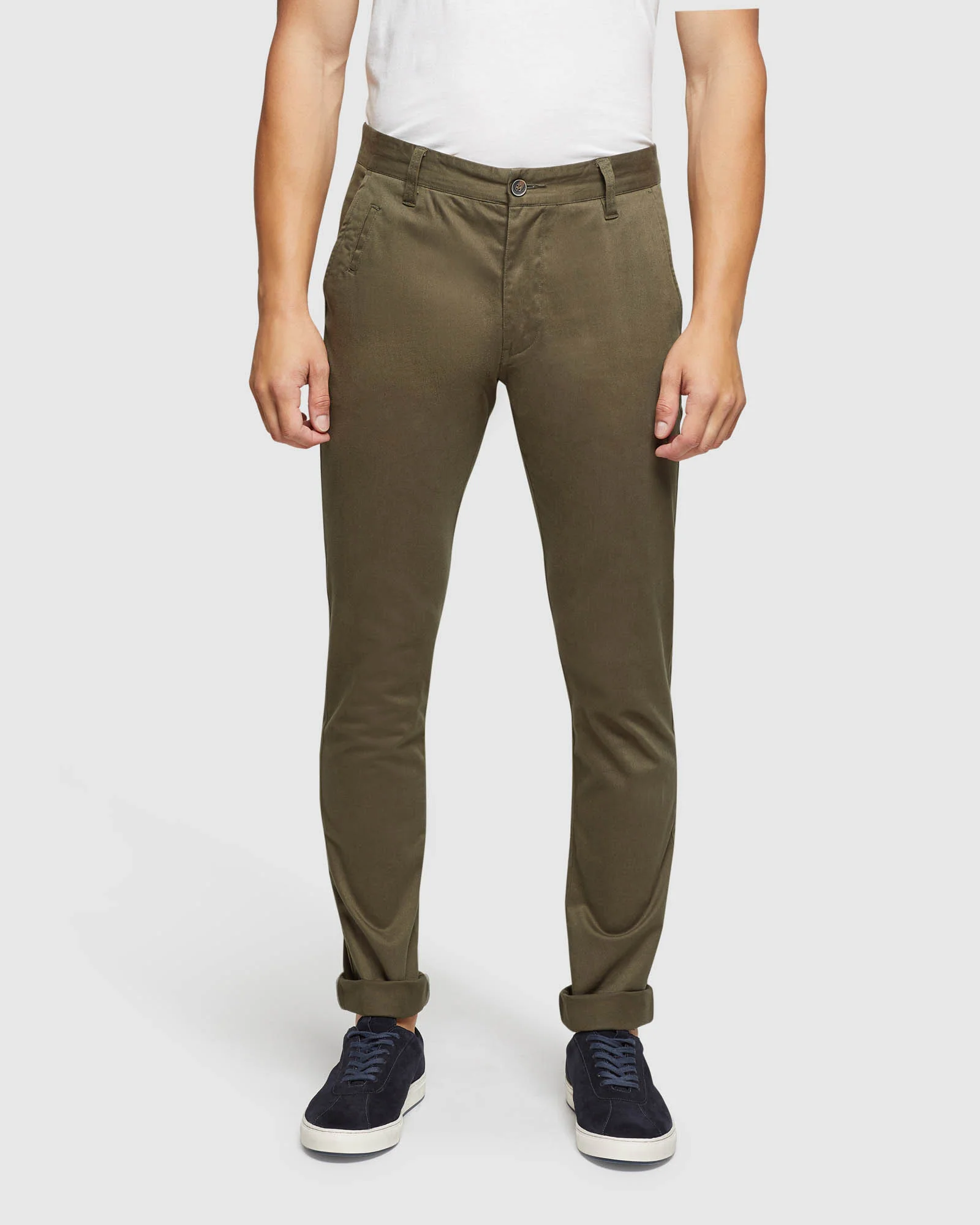 Stretch Organic Cotton Skinny Chinos - Image 13