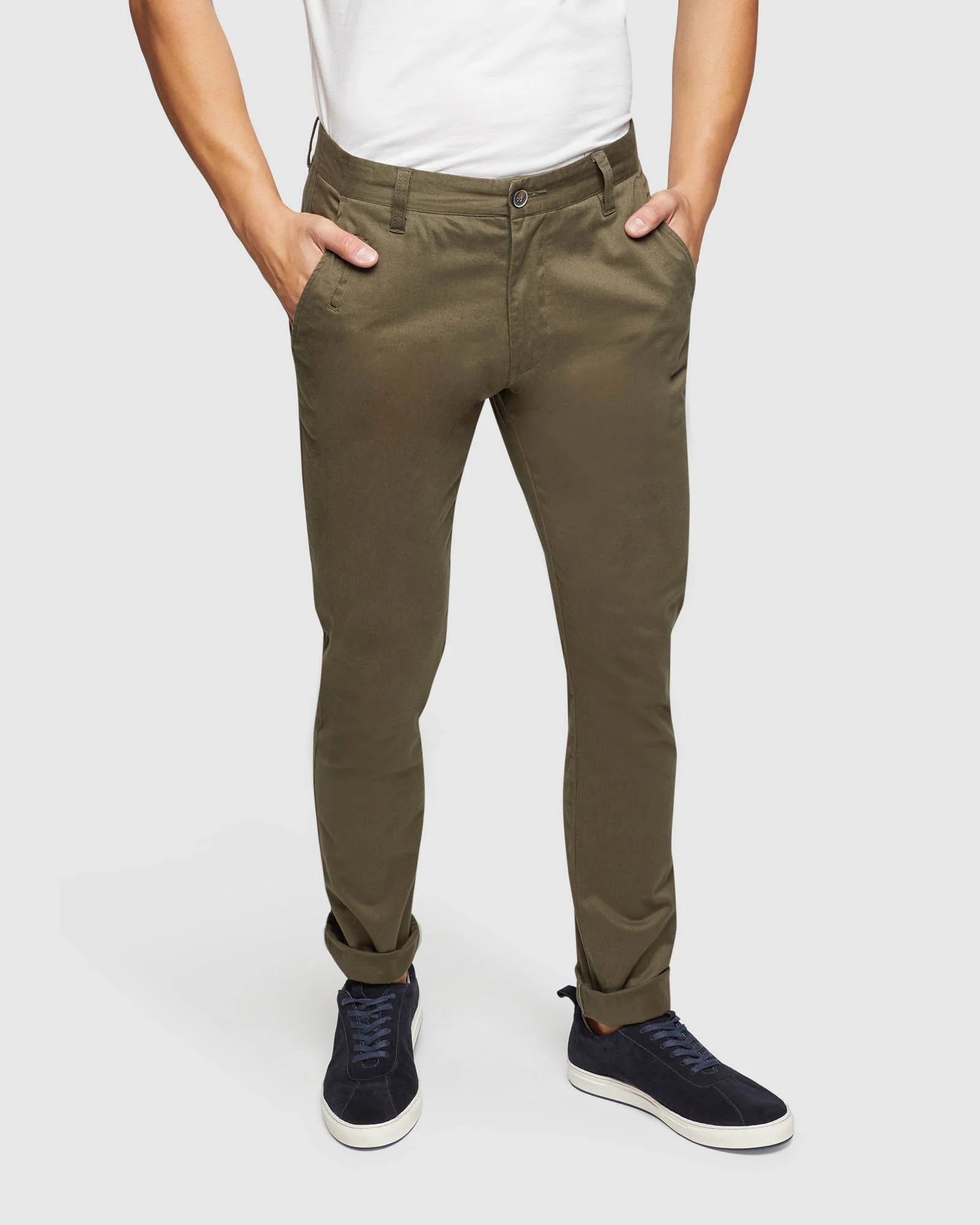 Stretch Organic Cotton Skinny Chinos - Image 16