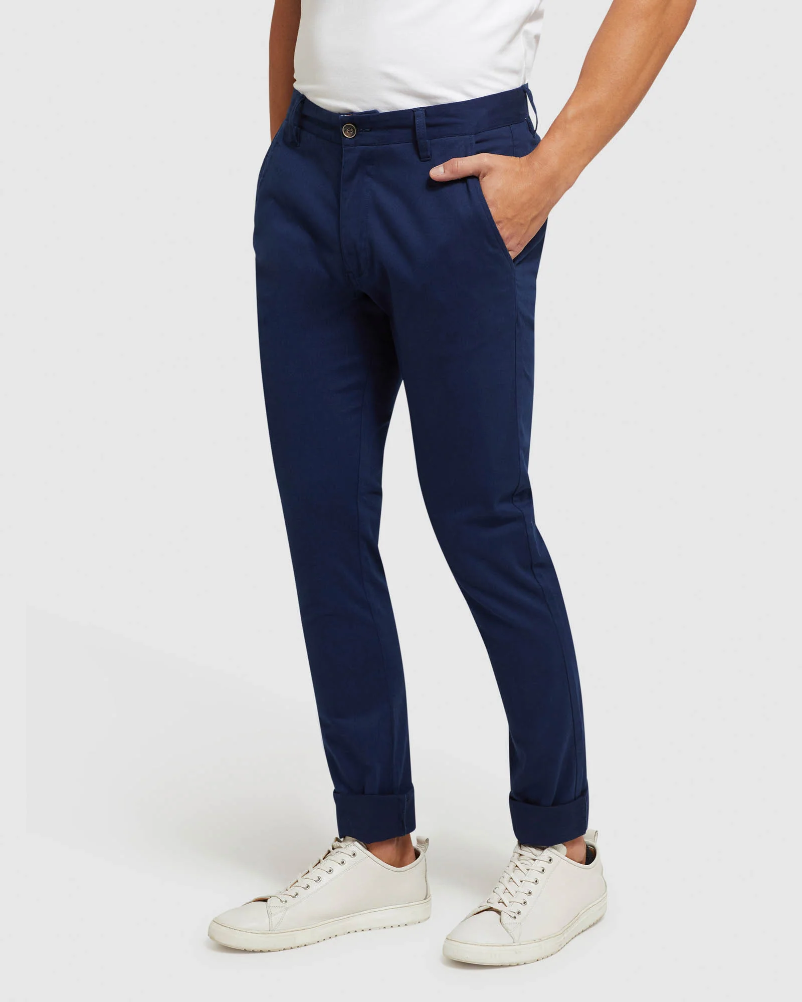 Stretch Organic Cotton Skinny Chinos - Image 2