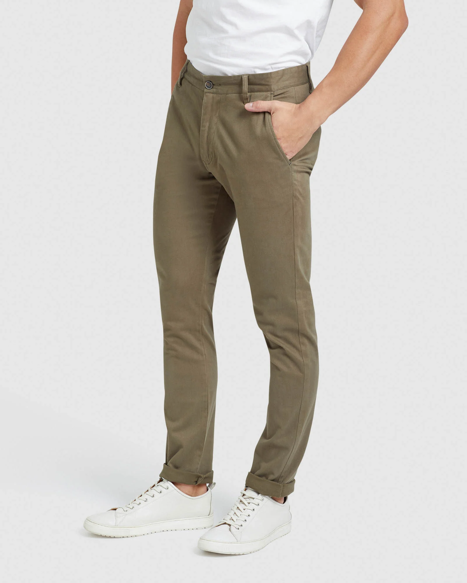 Stretch Organic Cotton Skinny Chinos - Image 21