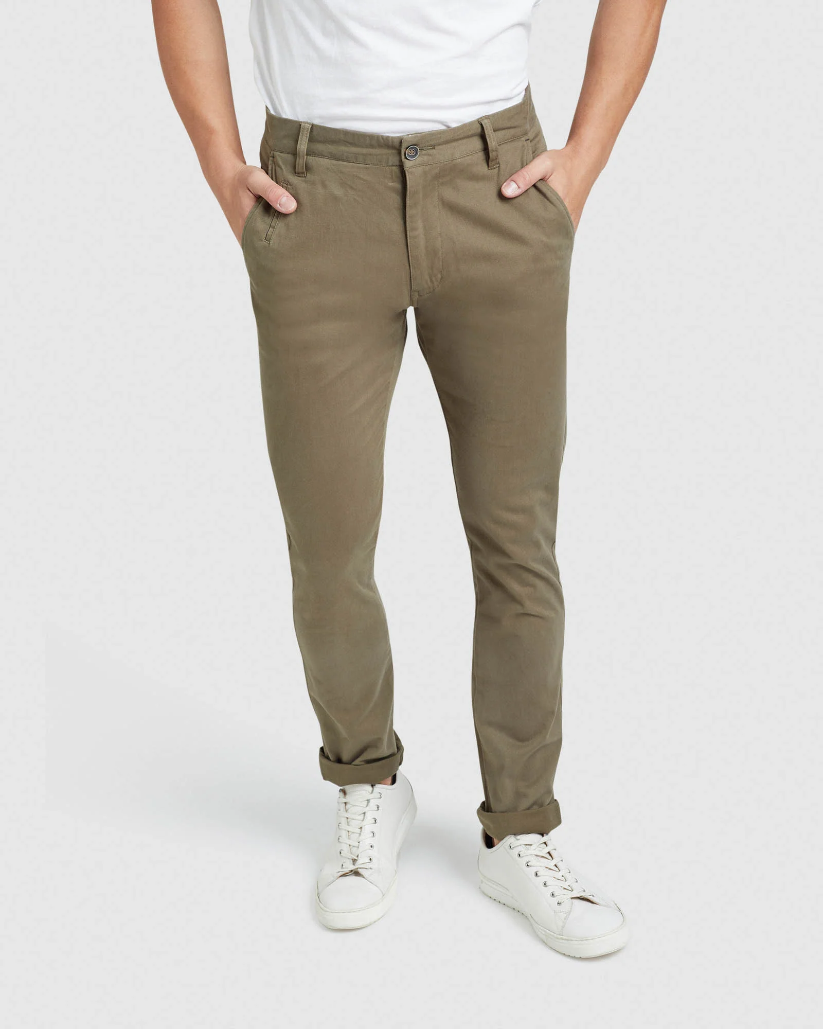 Stretch Organic Cotton Skinny Chinos - Image 23
