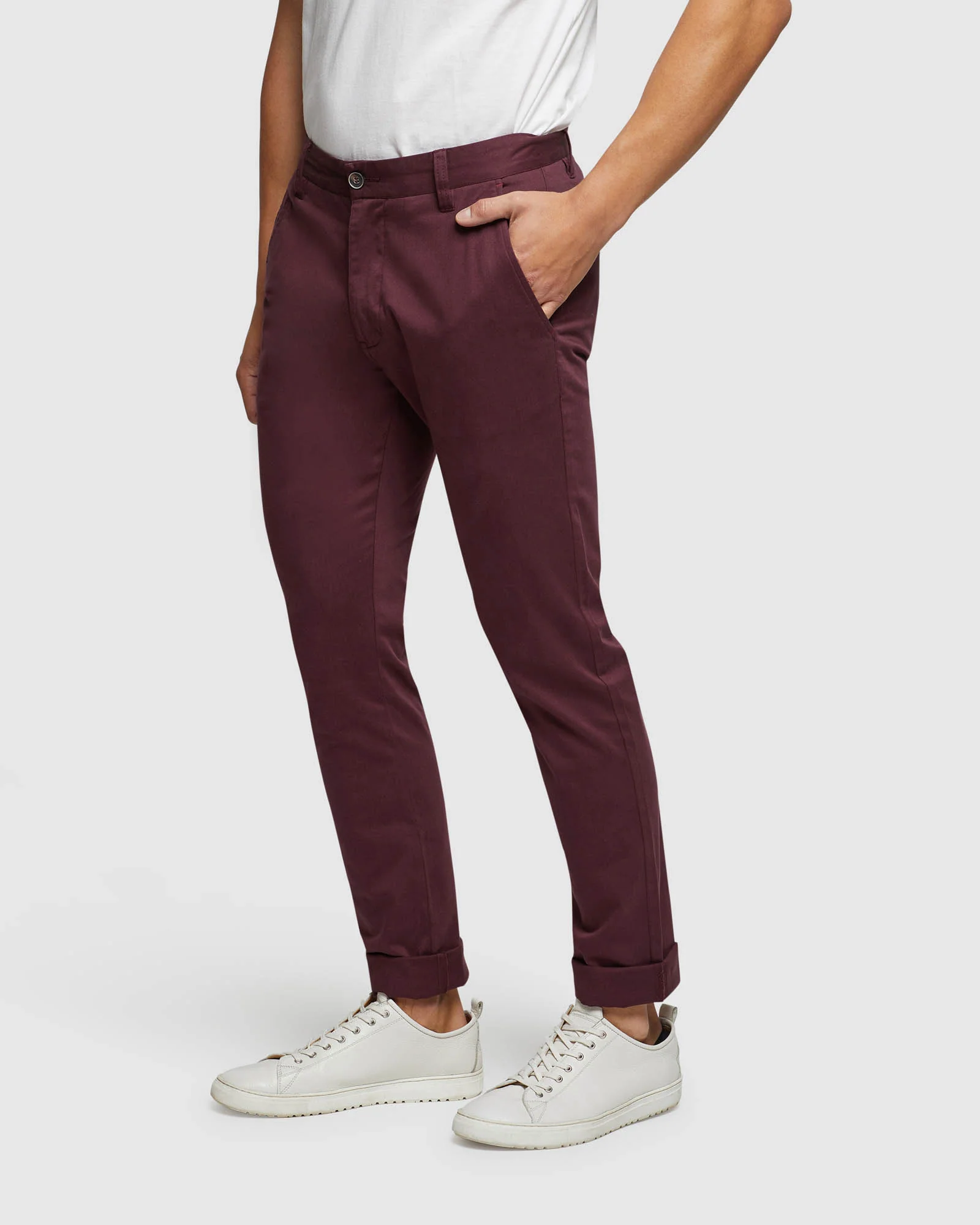 Stretch Organic Cotton Skinny Chinos - Image 34