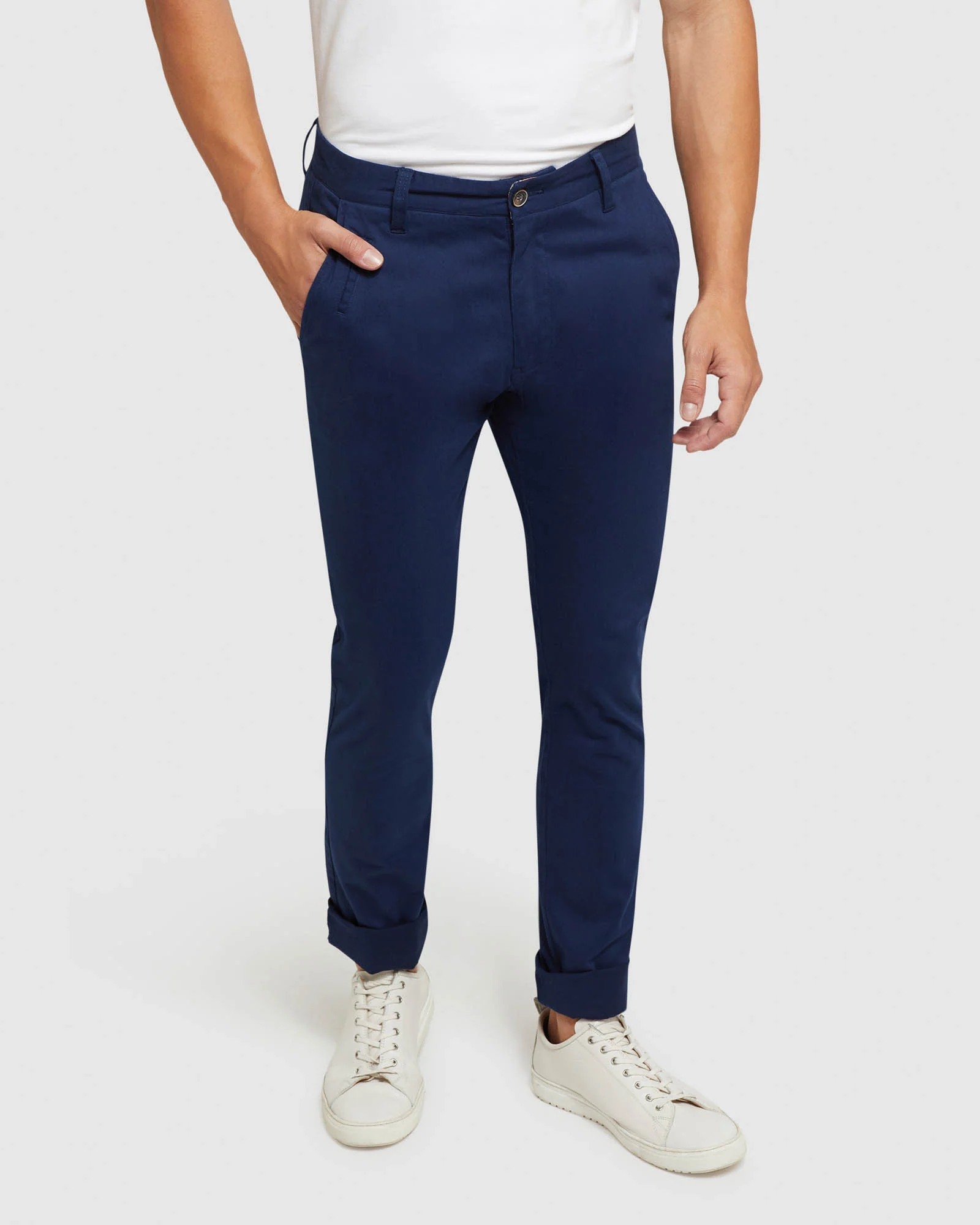 Stretch Organic Cotton Skinny Chinos - Image 4