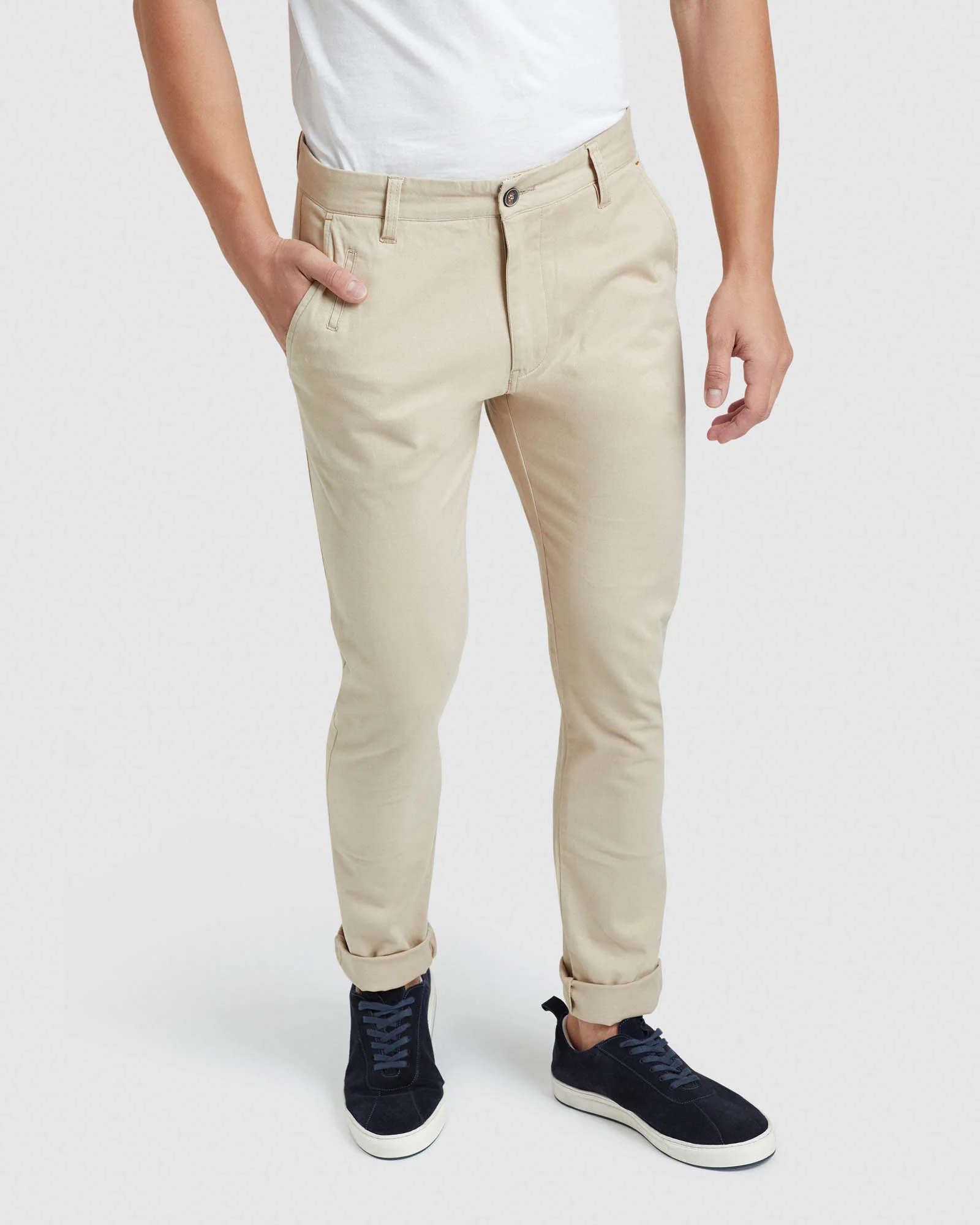 Stretch Organic Cotton Skinny Chinos - Image 41