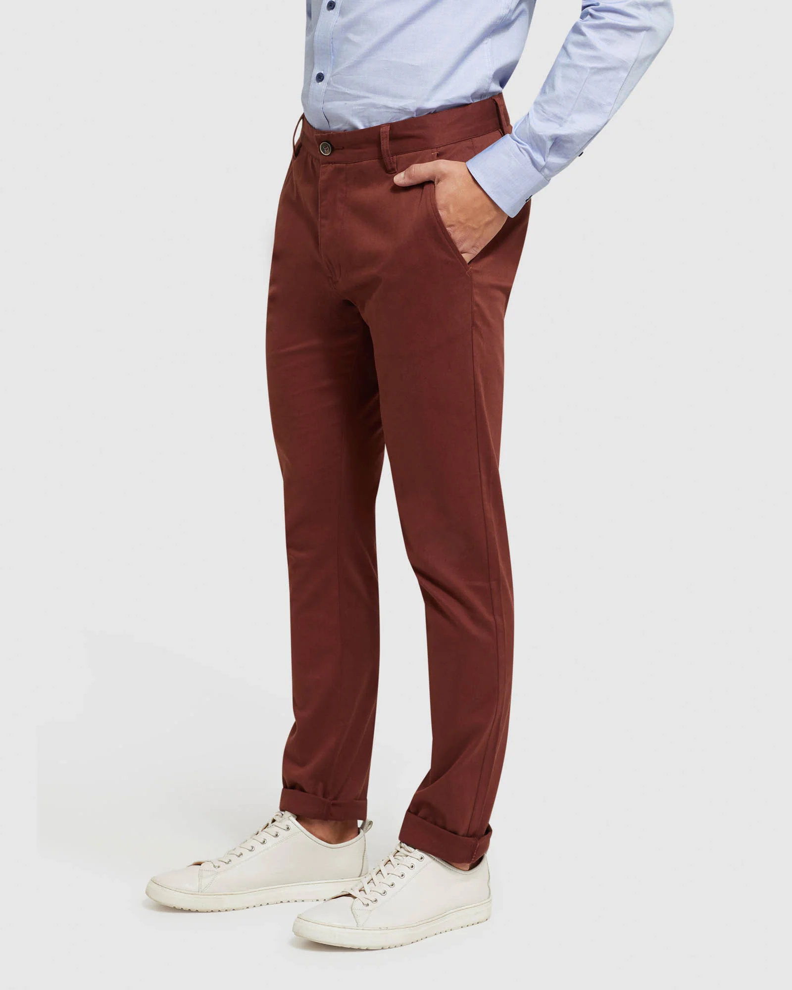 Stretch Organic Cotton Skinny Chinos - Image 51