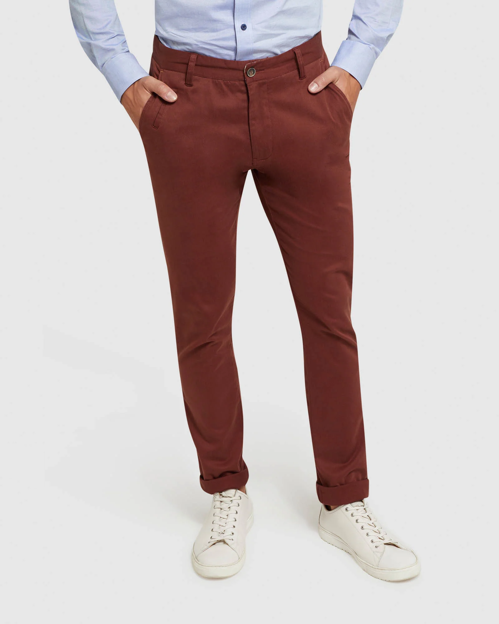 Stretch Organic Cotton Skinny Chinos - Image 53