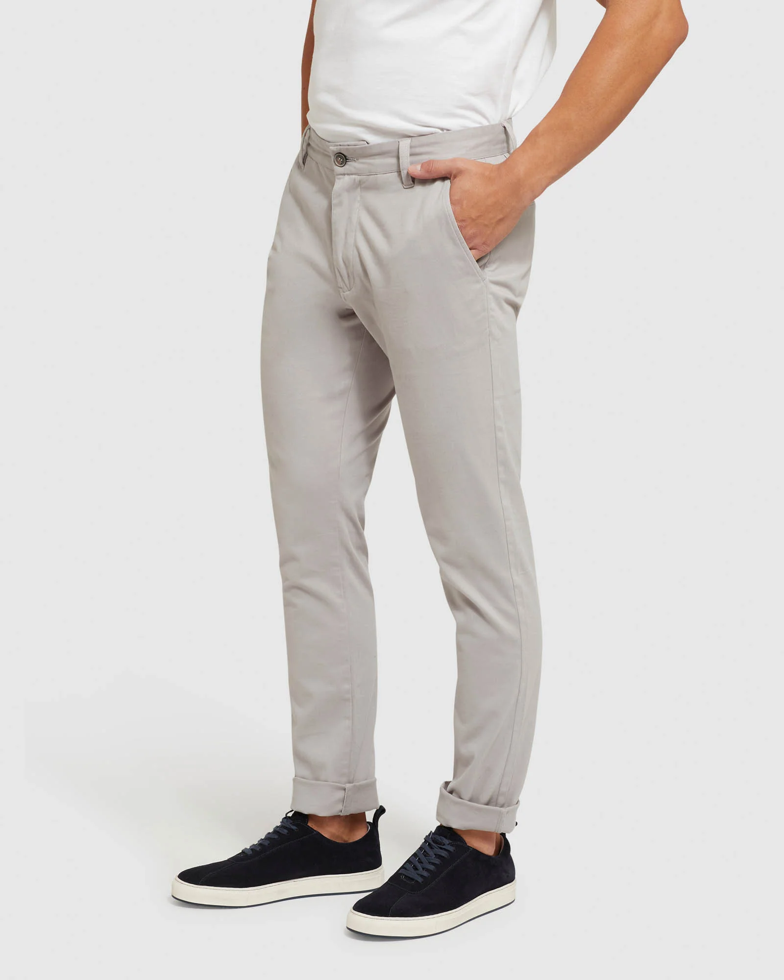 Stretch Organic Cotton Skinny Chinos - Image 57