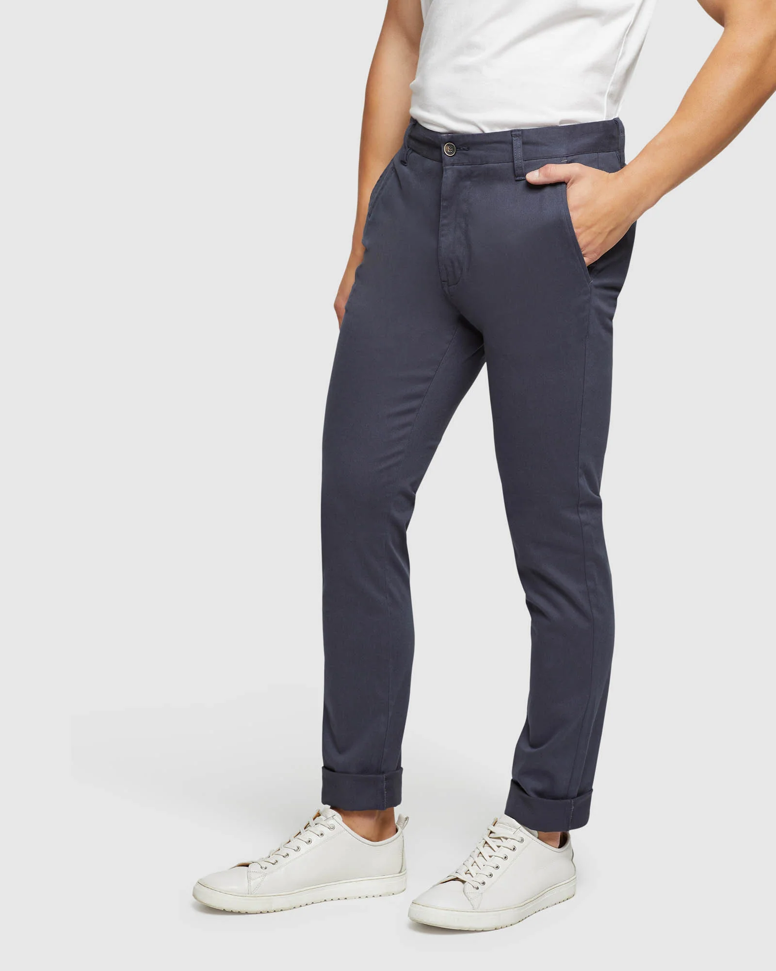 Stretch Organic Cotton Skinny Chinos - Image 63