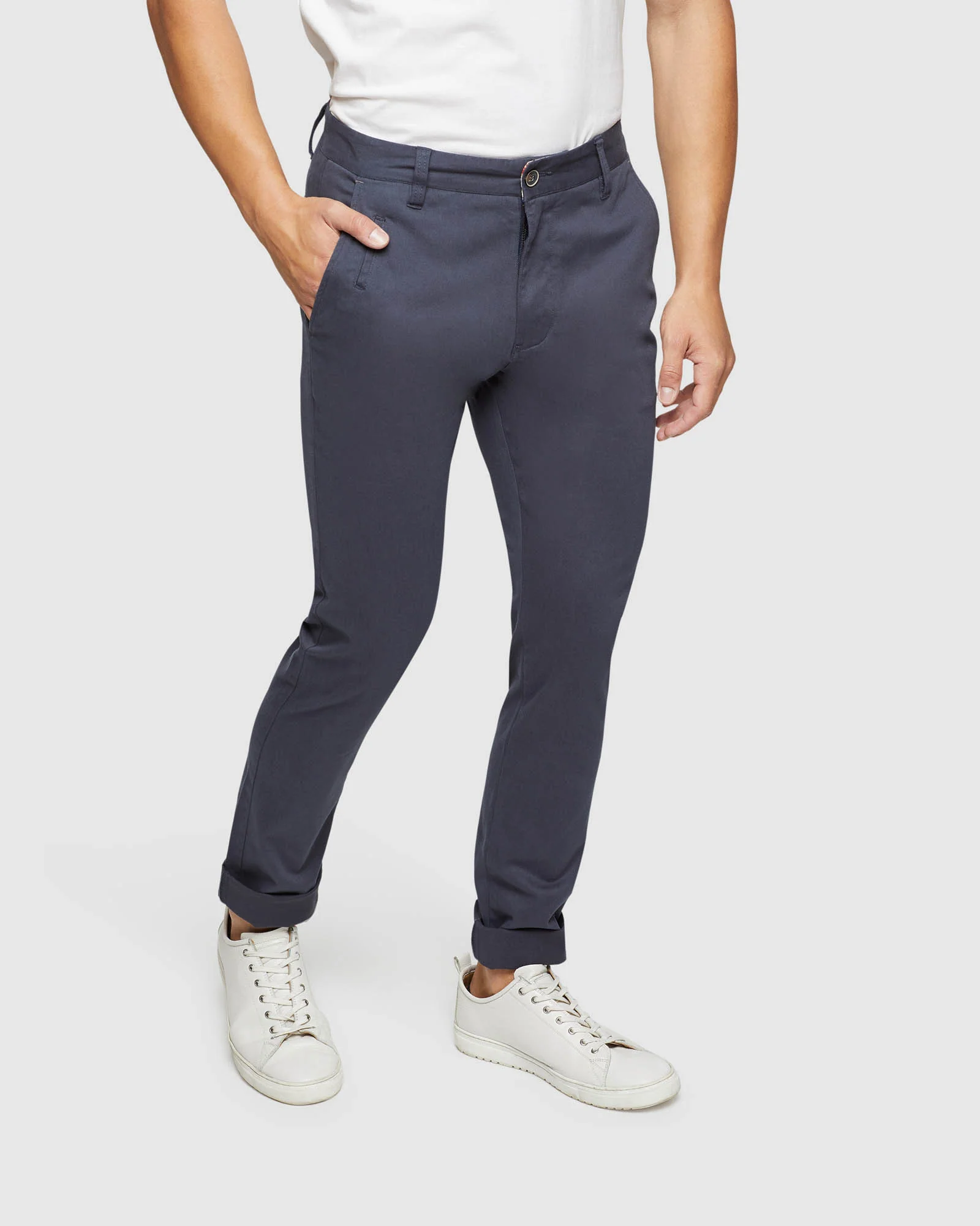 Stretch Organic Cotton Skinny Chinos - Image 65