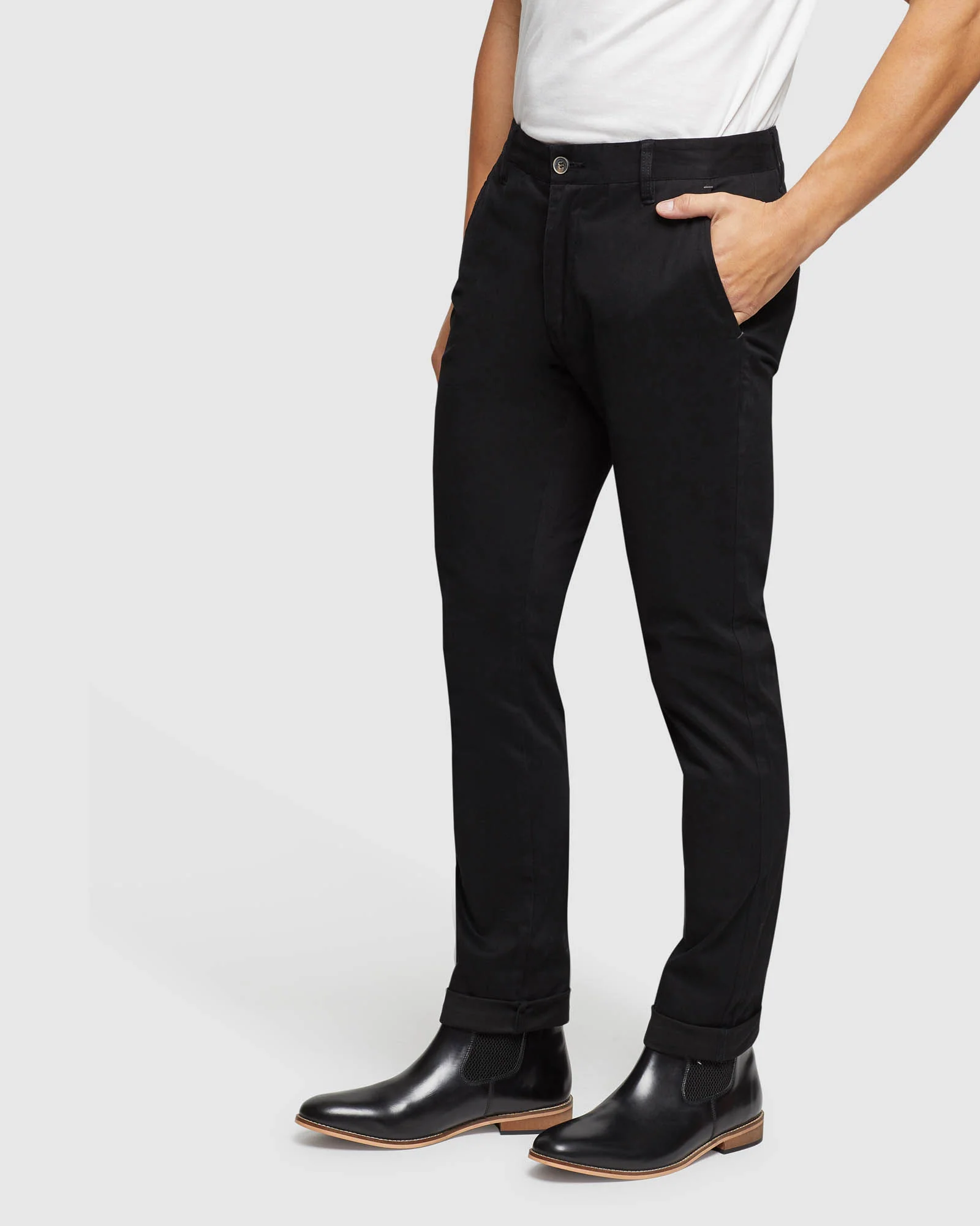 Stretch Organic Cotton Skinny Chinos - Image 75