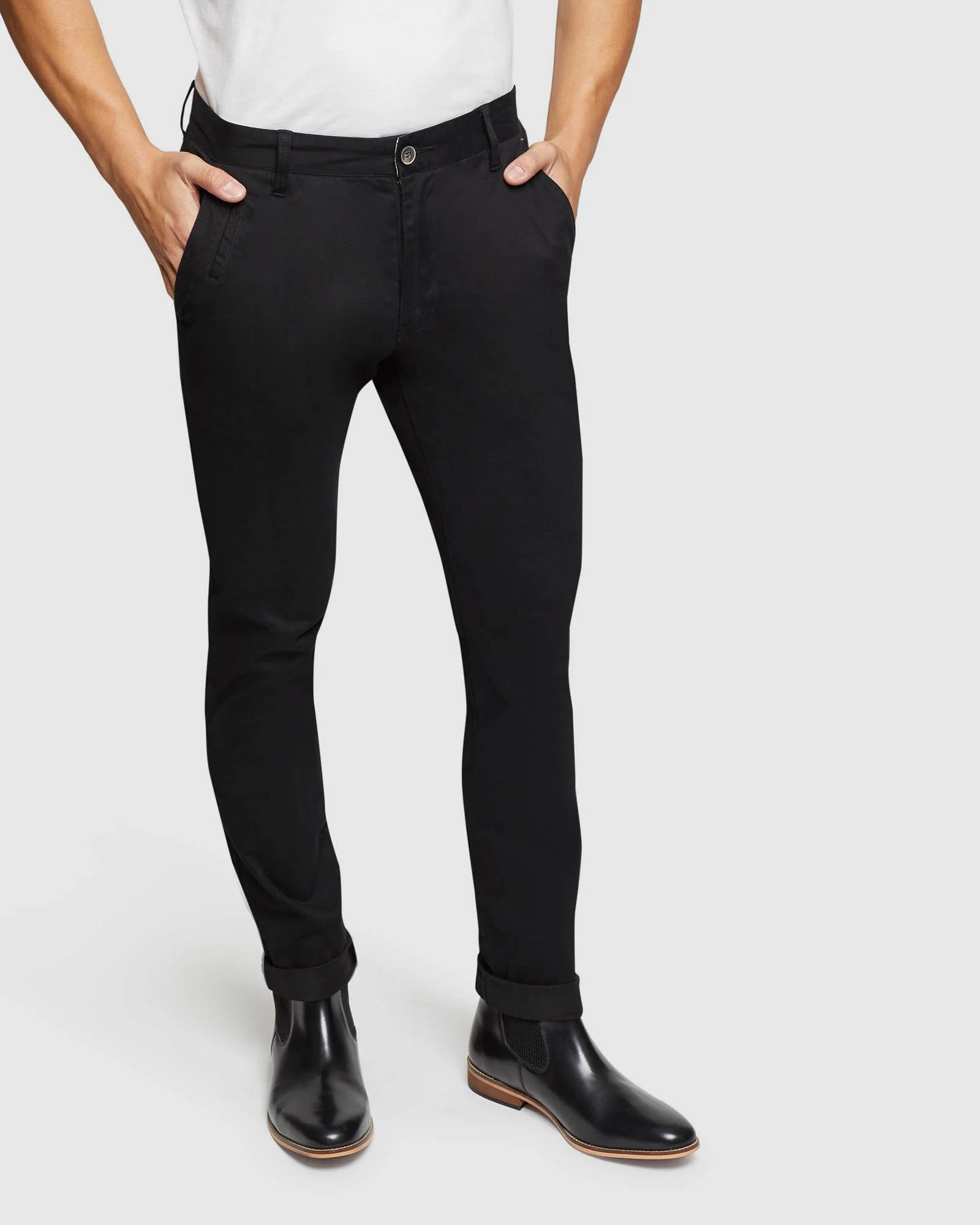 Stretch Organic Cotton Skinny Chinos - Image 77